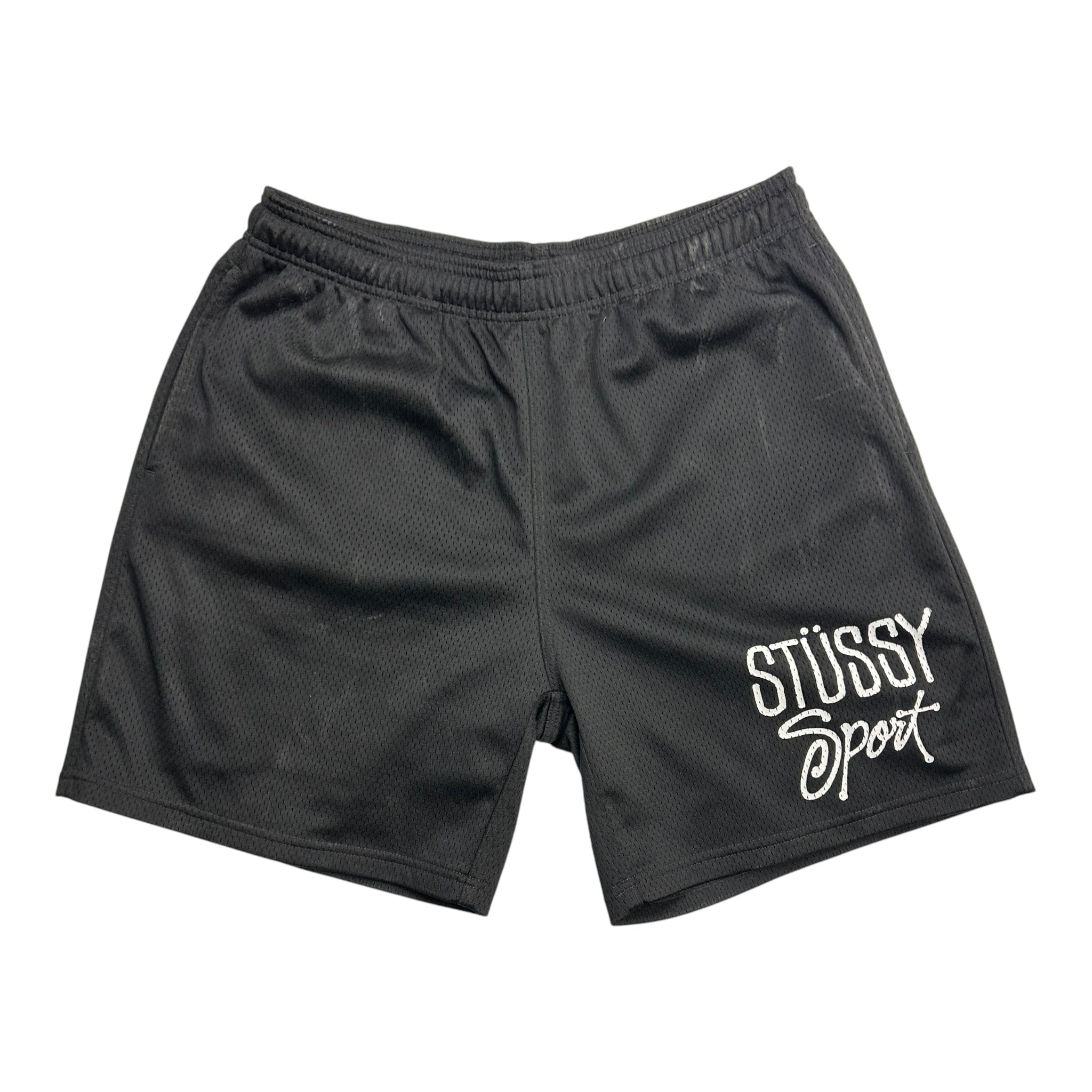 Stussy Sport Heavyweight Mesh Short Black