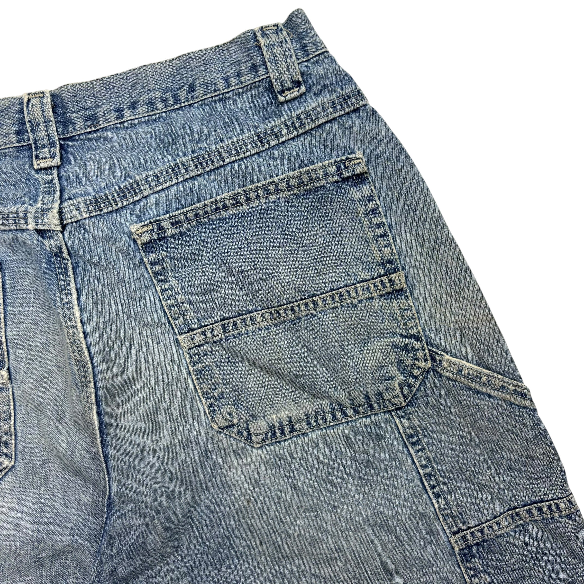 Vintage Lee Dungarees Denim Shorts Light Wash