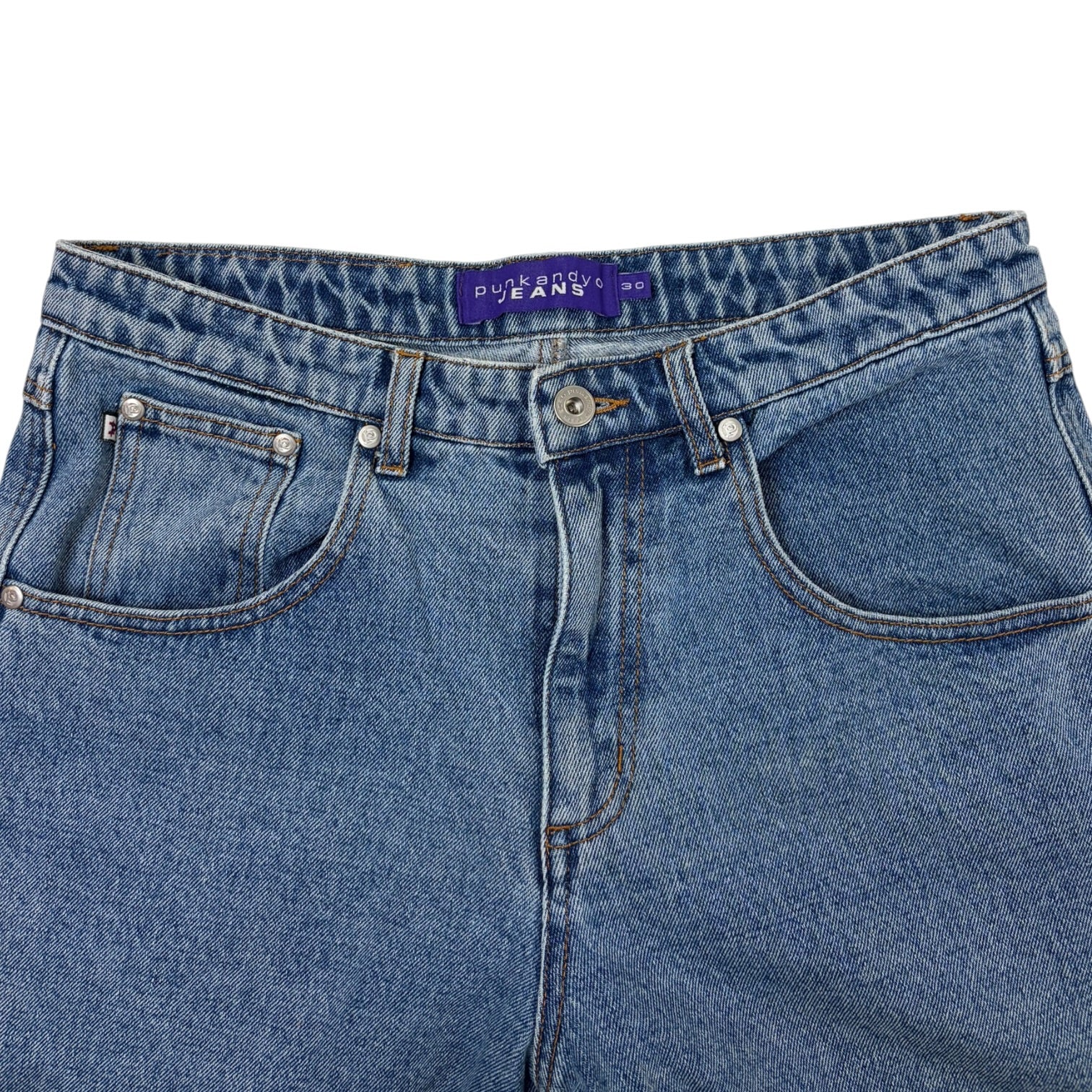 PunkandYo Curve Denim Shorts Medium Wash