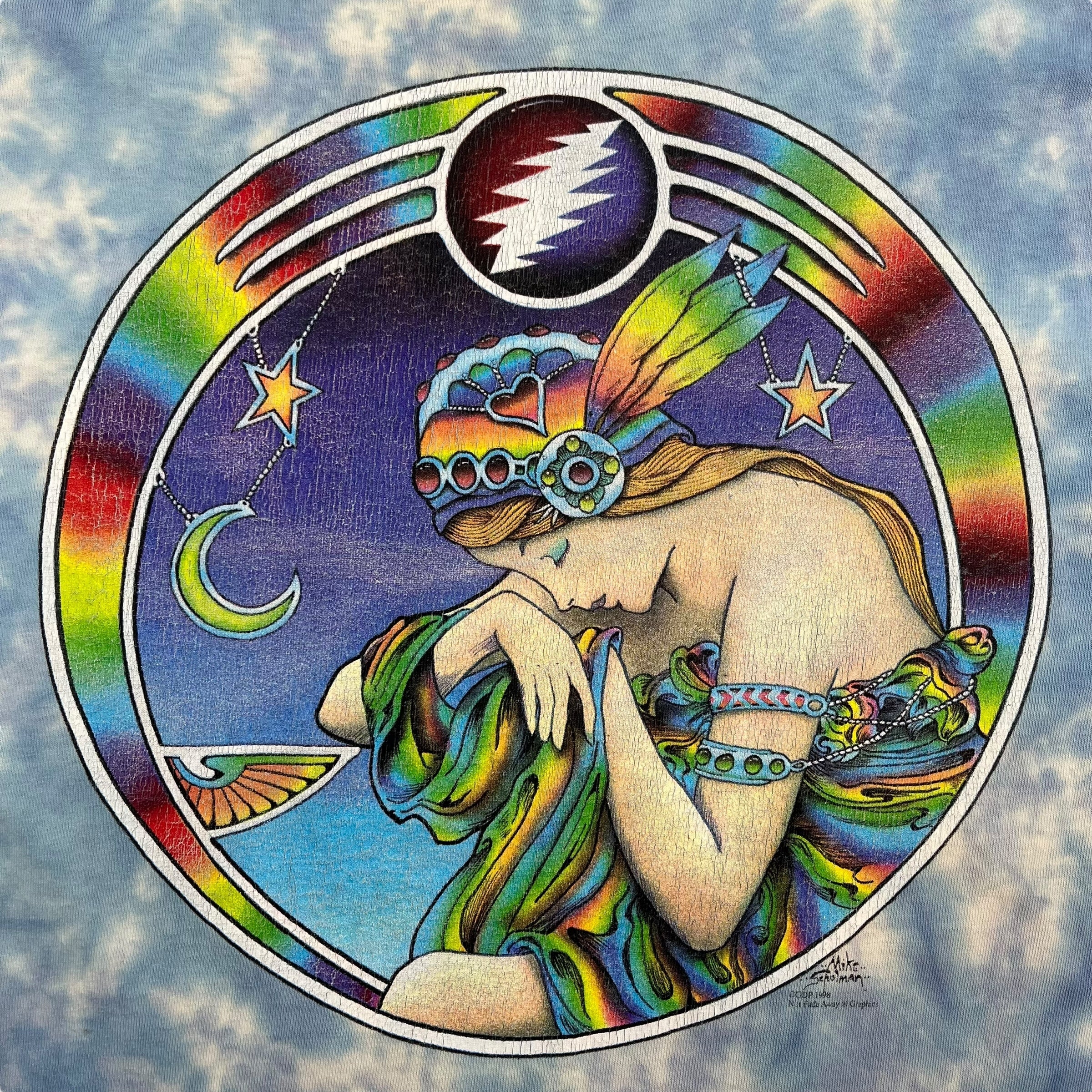 1998 Grateful Dead Tee Blue