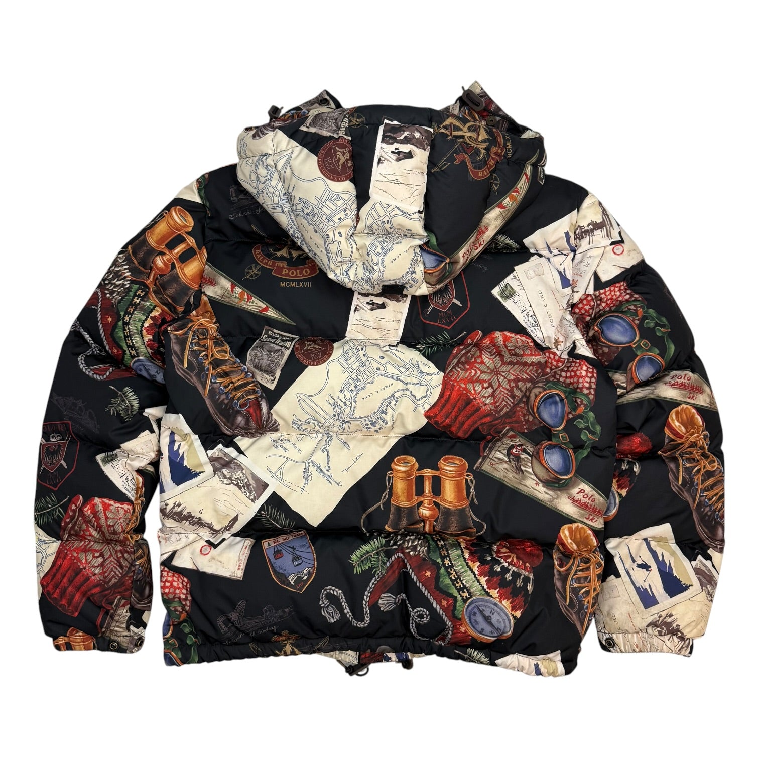 Polo Ralph Lauren Duck Down Graphic Puffer Jacket