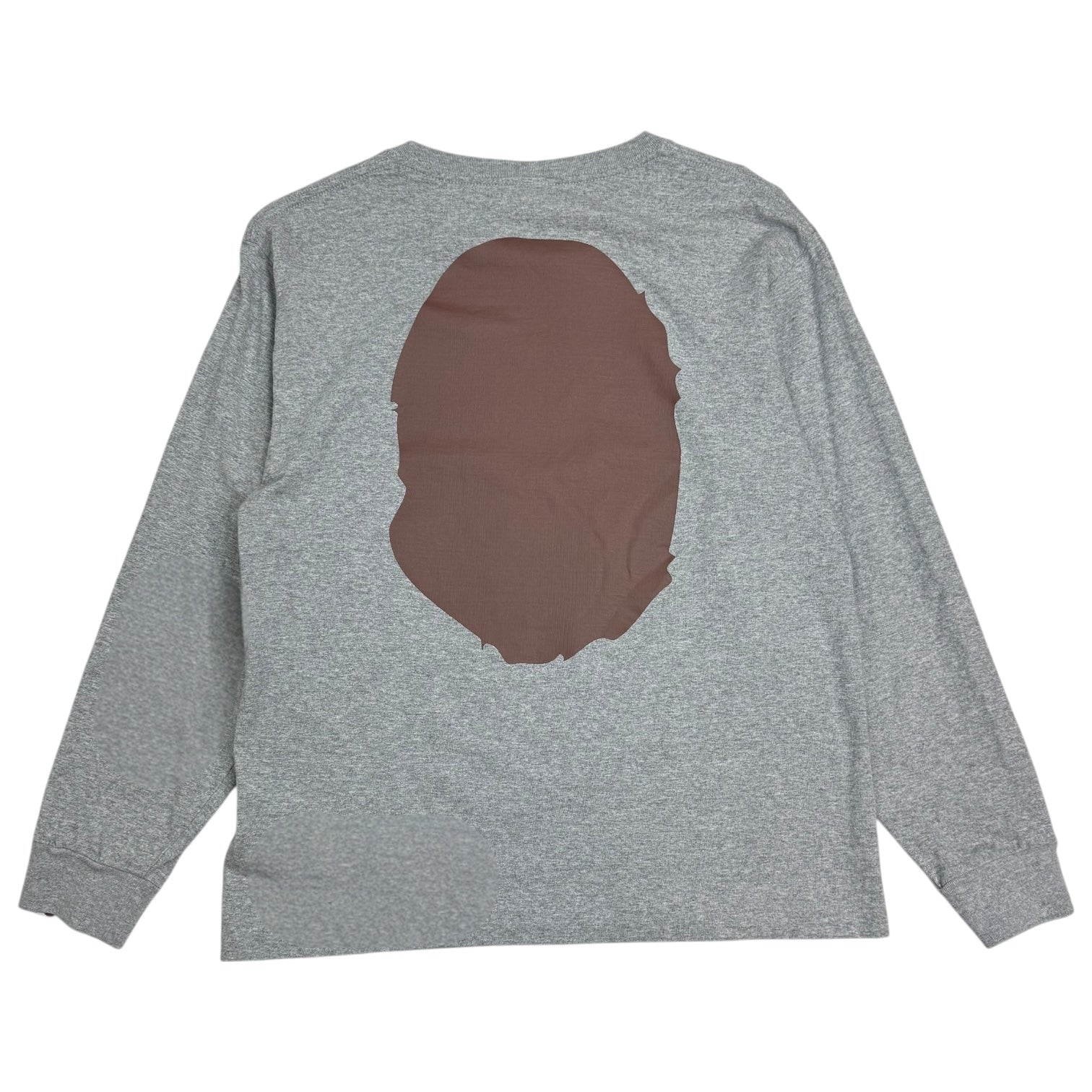 BAPE Big Ape Head L/S Tee Grey
