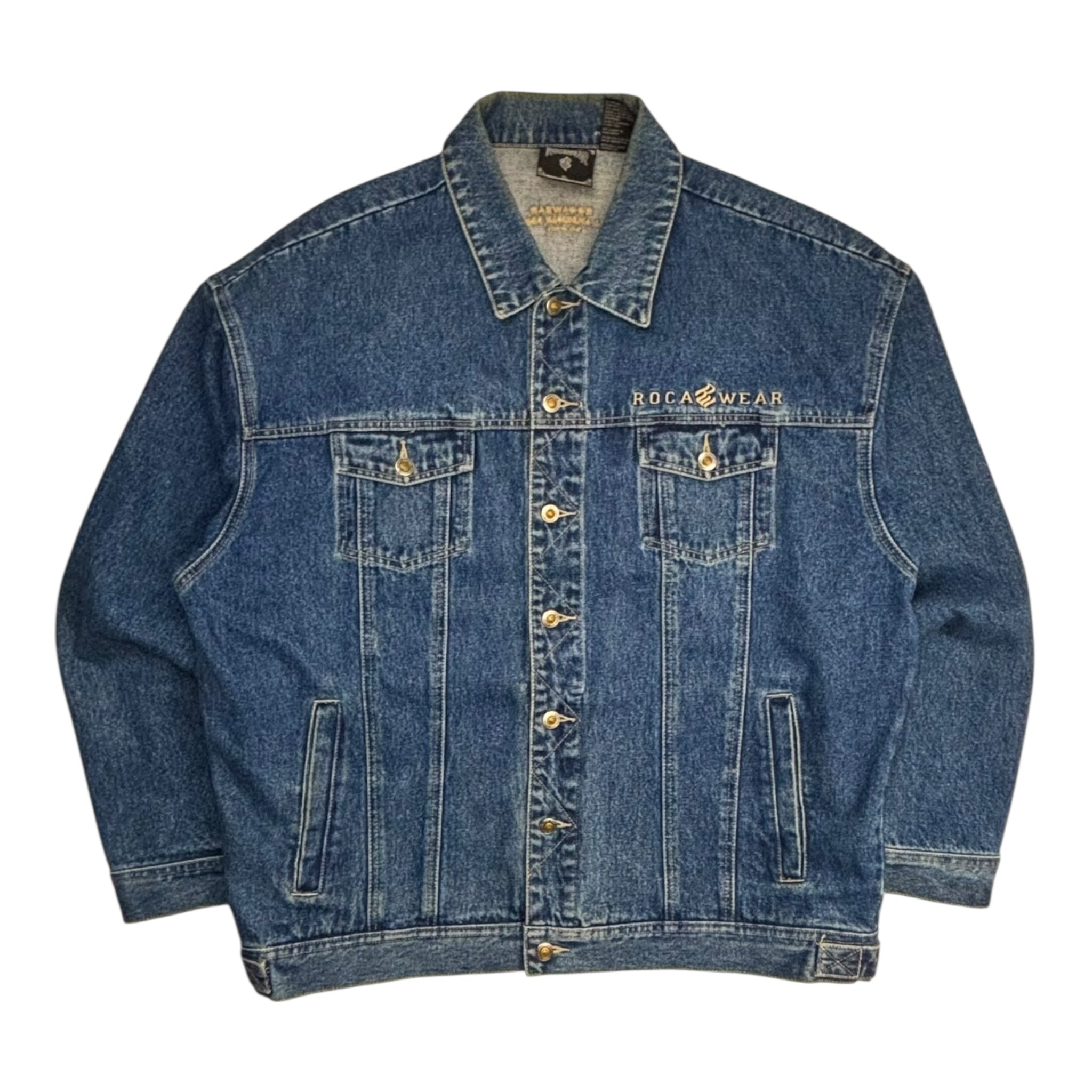 Vintage Rocawear Medium Wash Denim Jacket