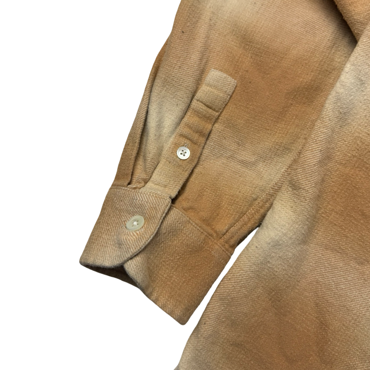 Stussy Flannel Button-Up Shirt Sand