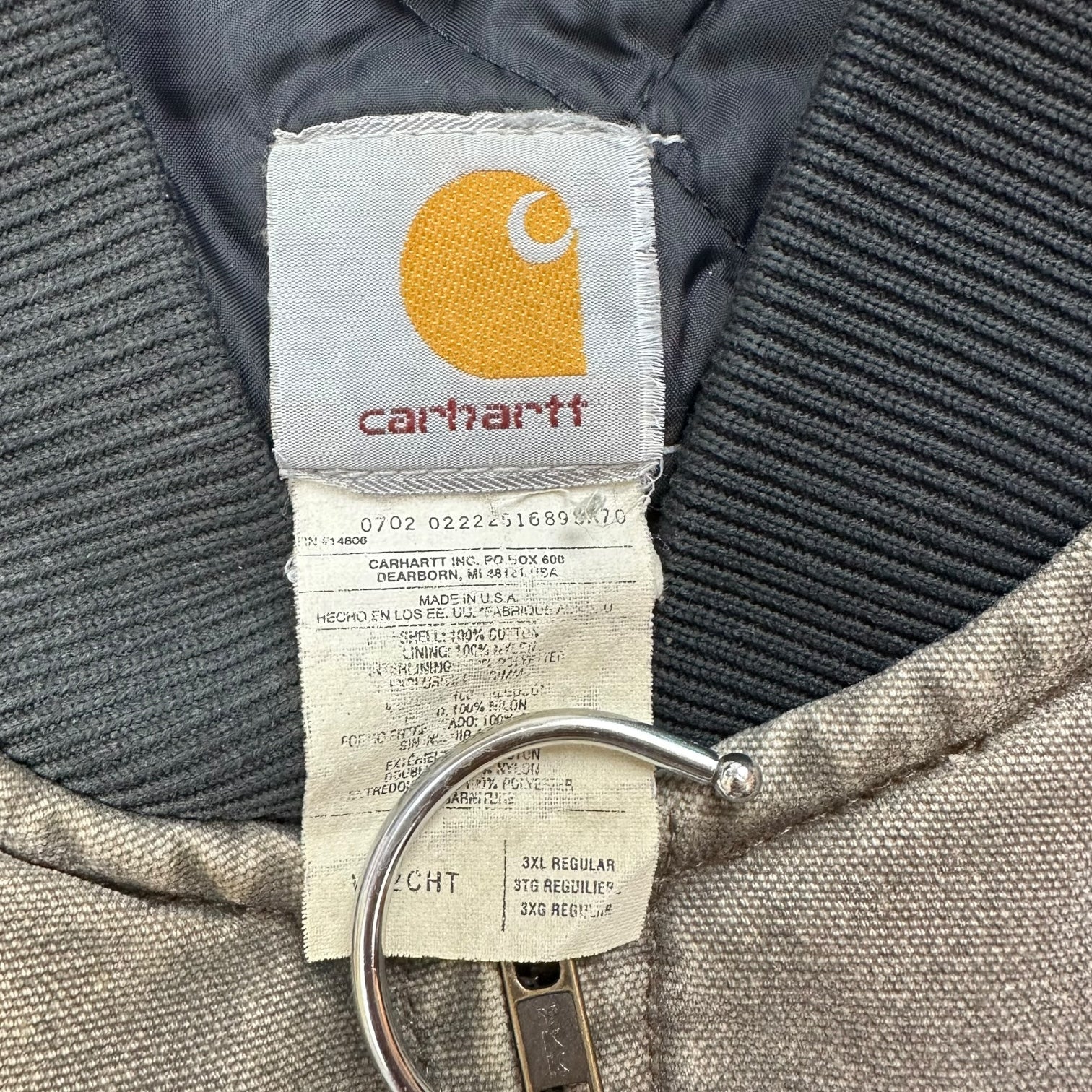 Vintage Carhartt Work Wear Vest Brown