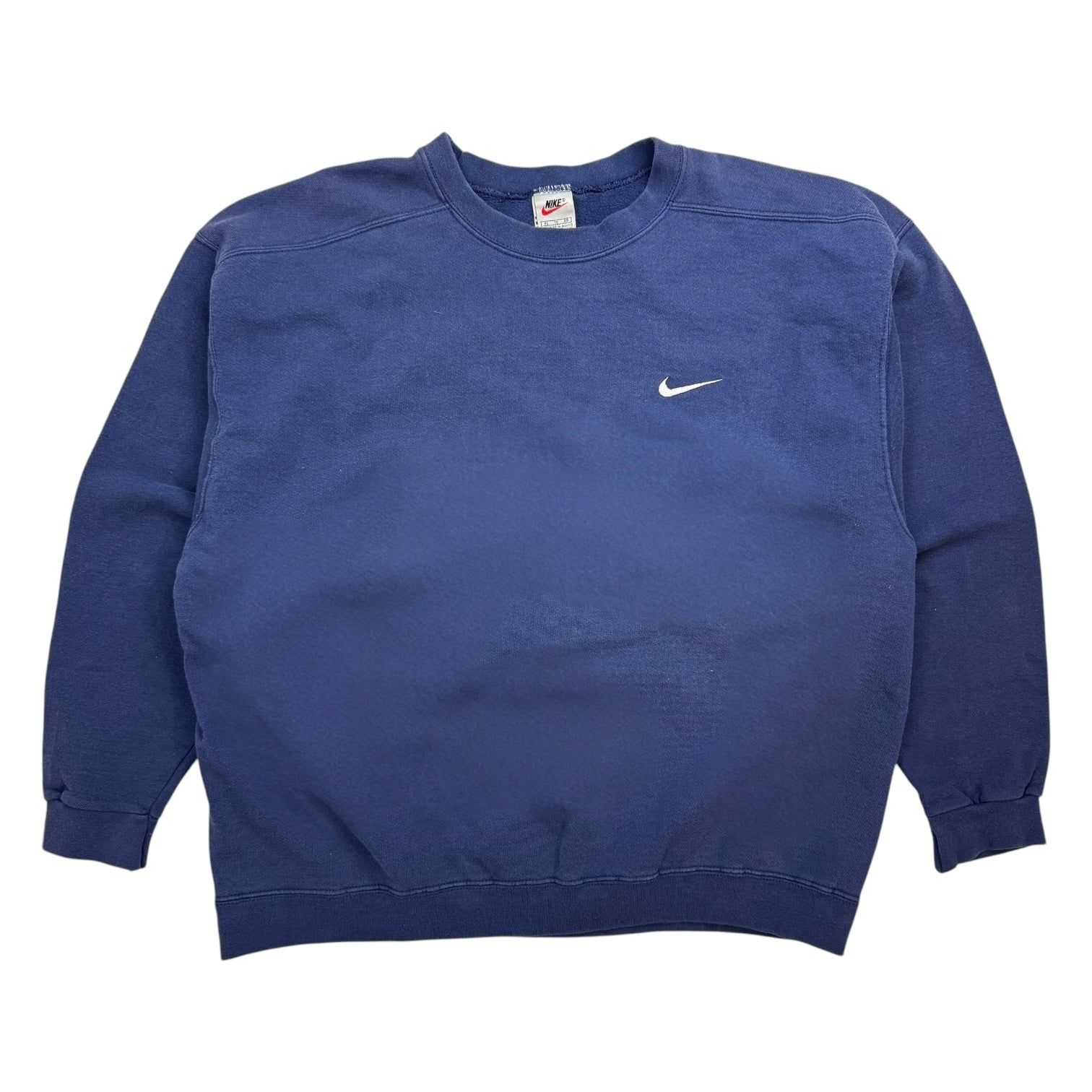 Vintage Nike Mini Swoosh Crewneck Blue