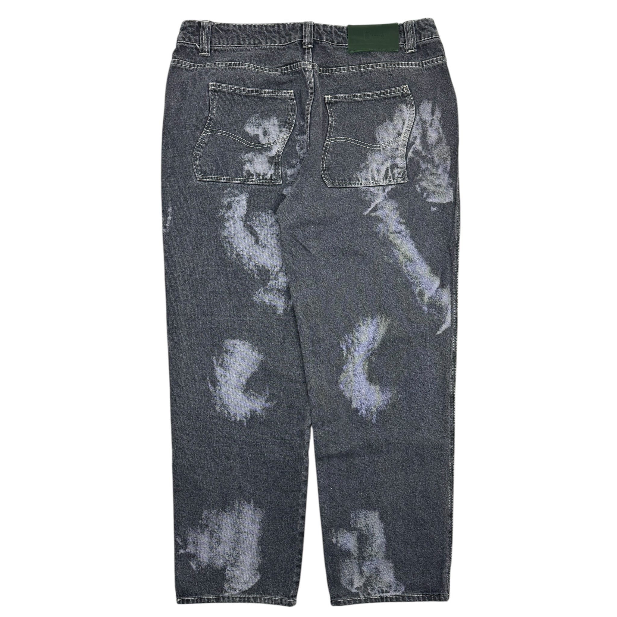 Dime Baggy Jeans Washed Black