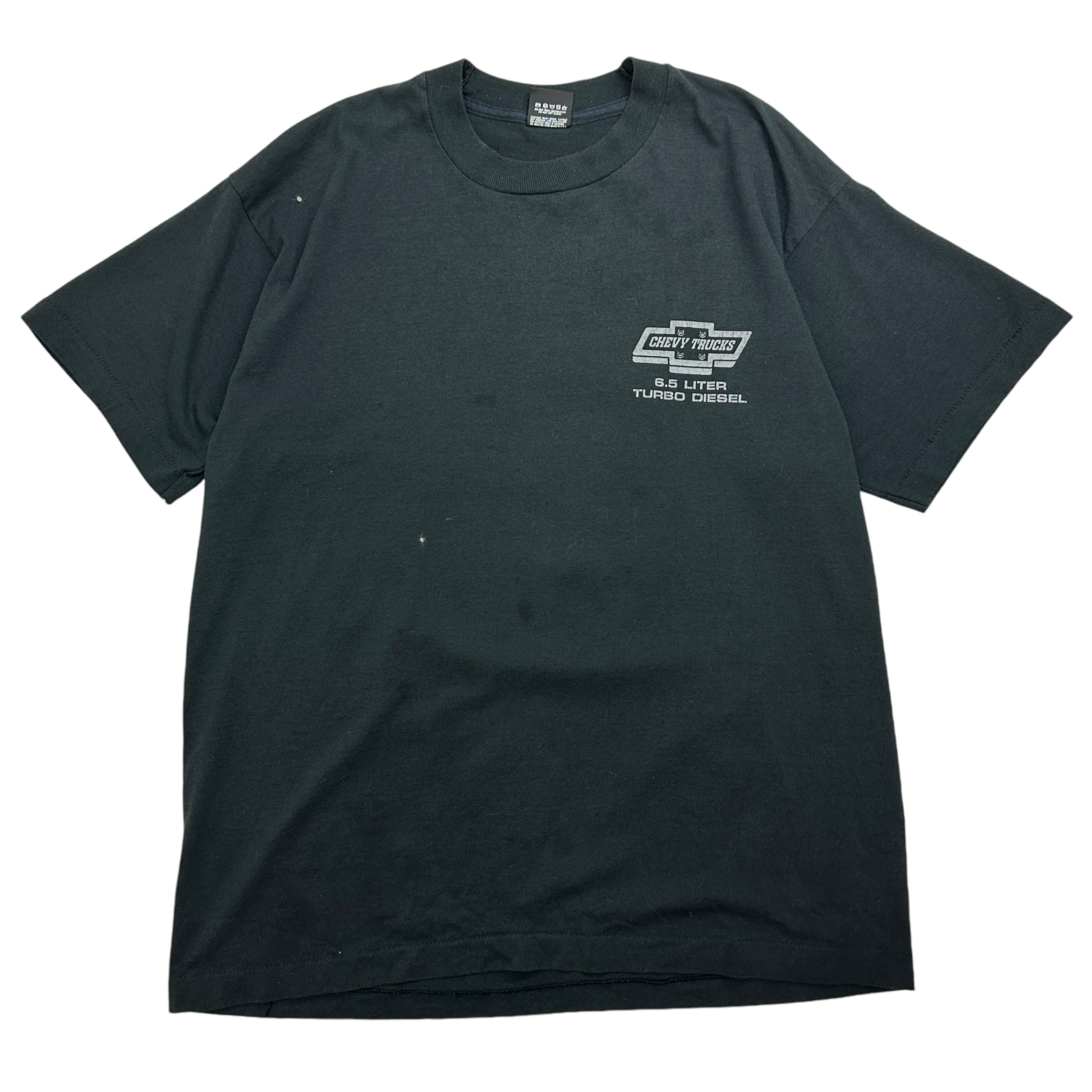 Vintage Cheverolet Trucks 6.5L Diesel Tee Black