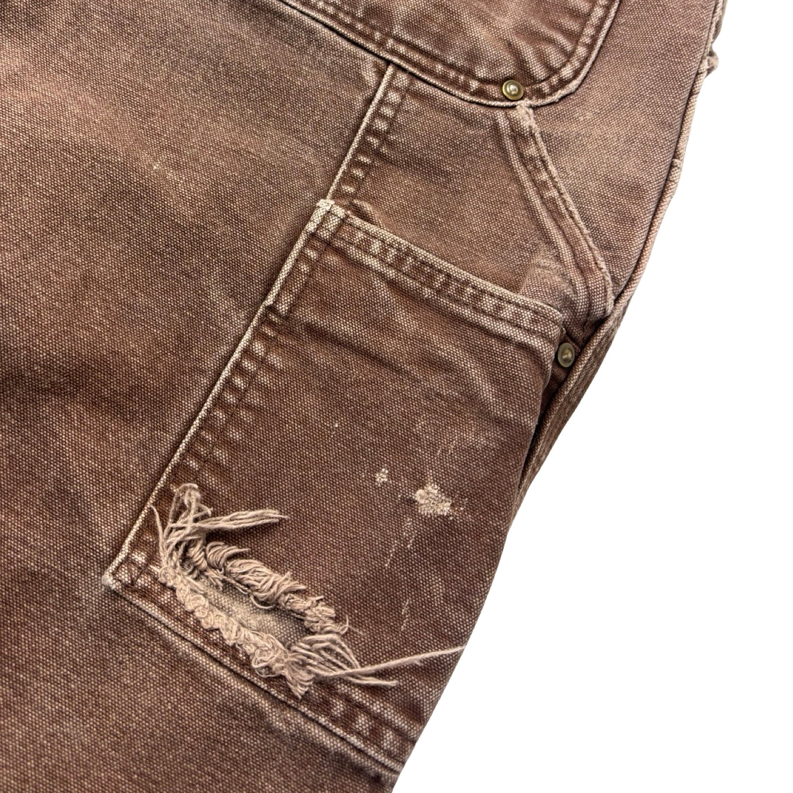 Carhartt Double Knee Pant Distressed Brown