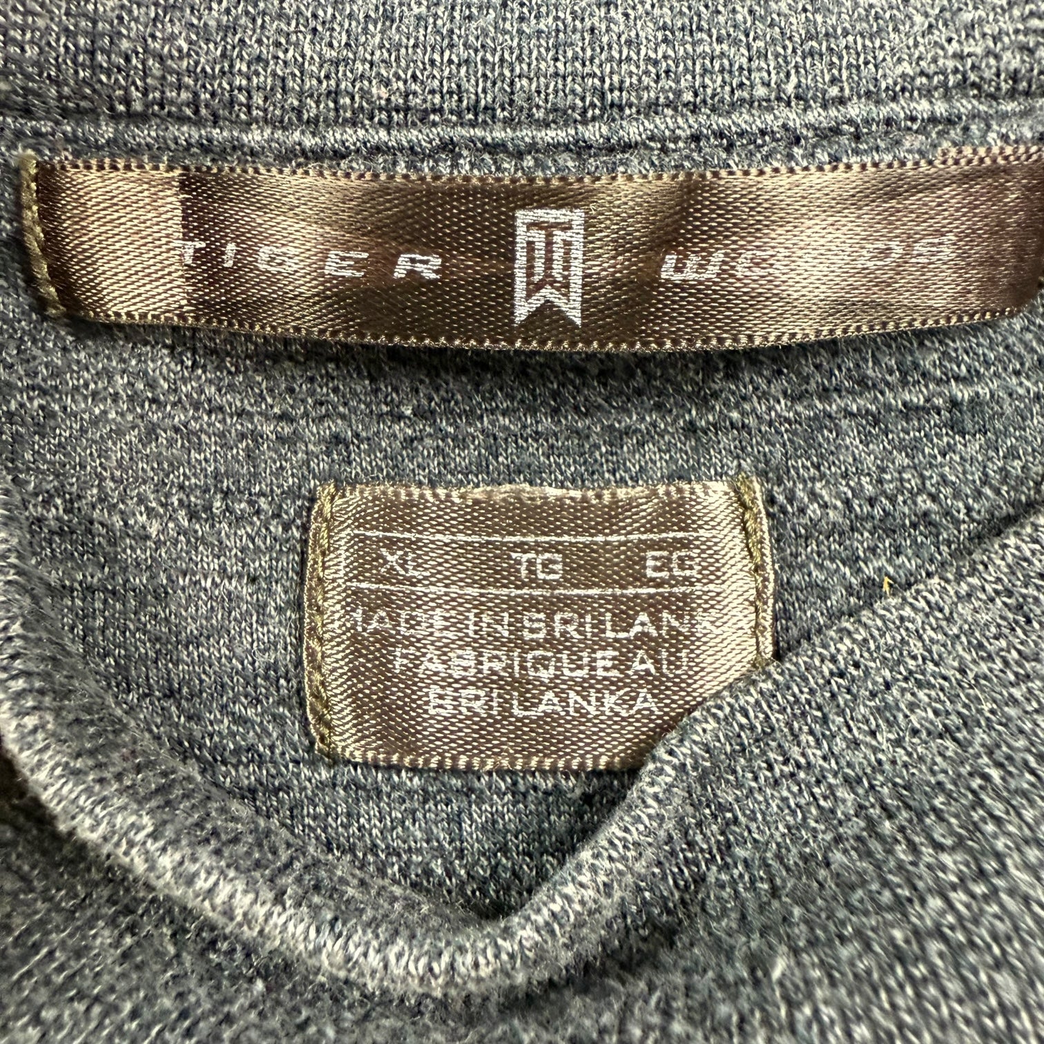 Vintage Nike Tiger Woods Golf Tee Dark Grey