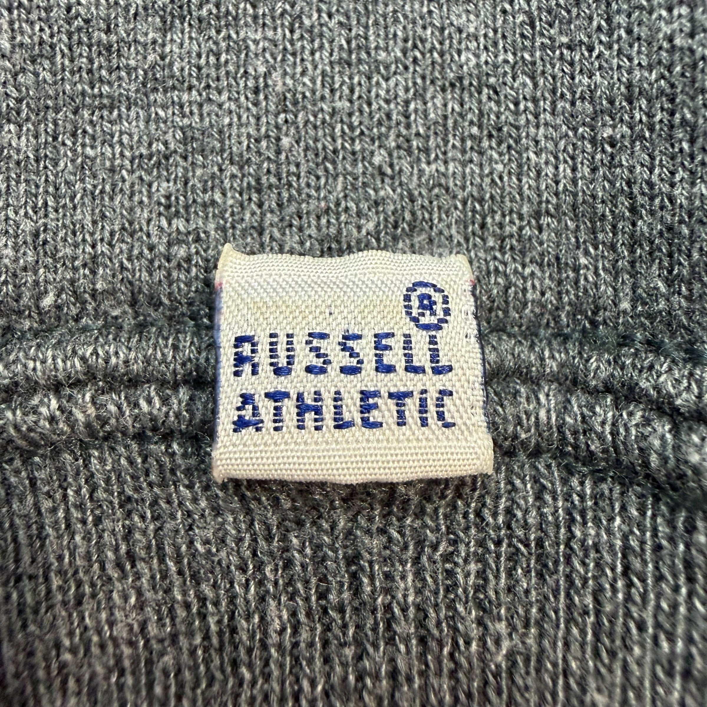 Vintage Russell Athletic Blank Crewneck Dark Grey