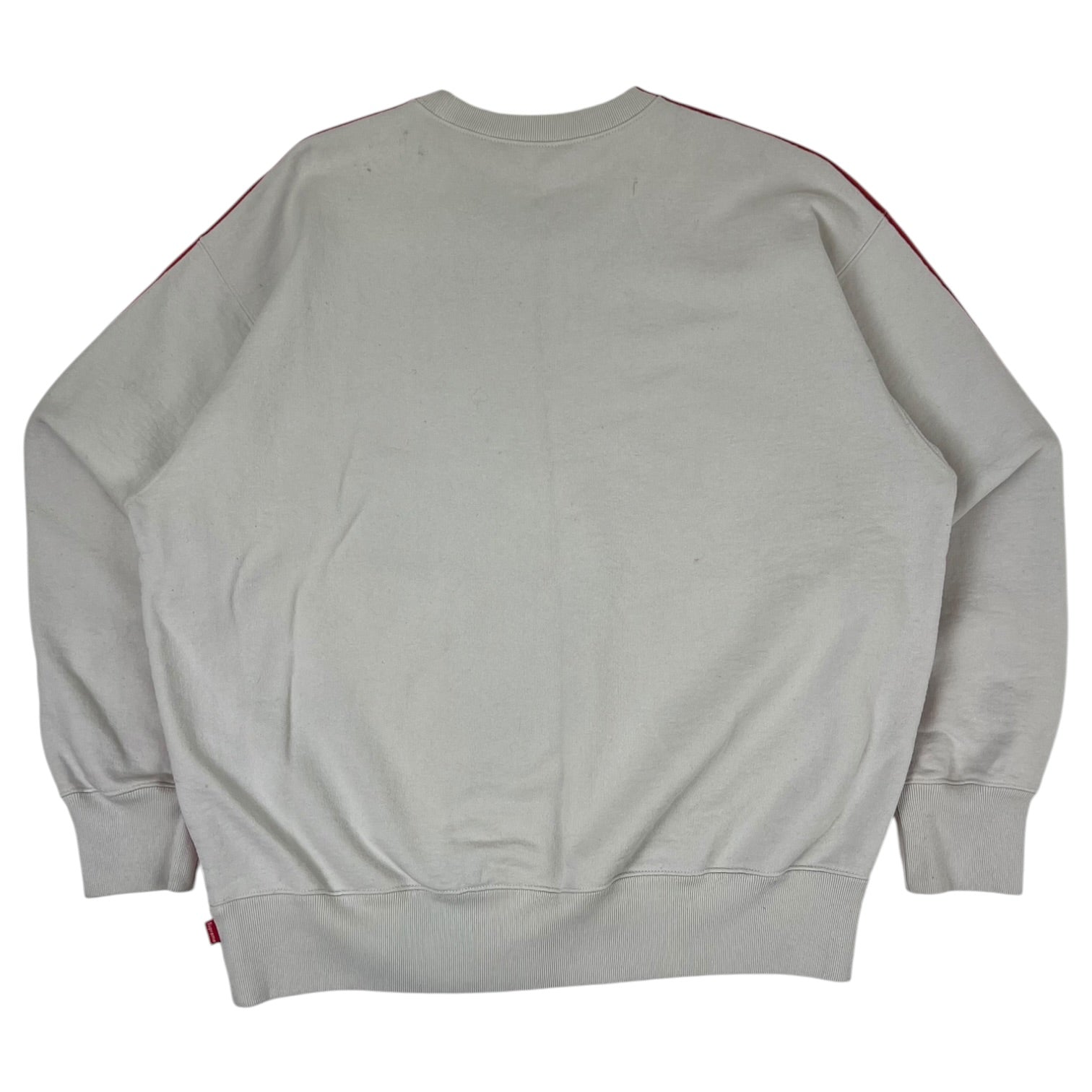 Supreme Overprint Crewneck White