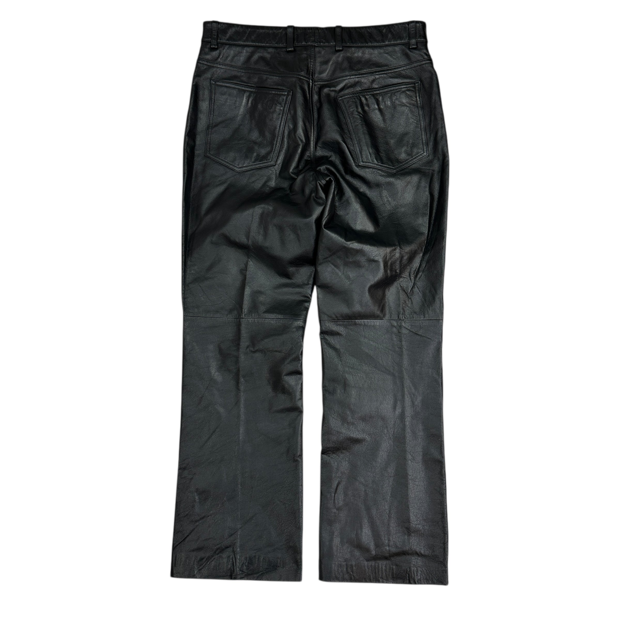 Vintage Danier Leather Pants Black