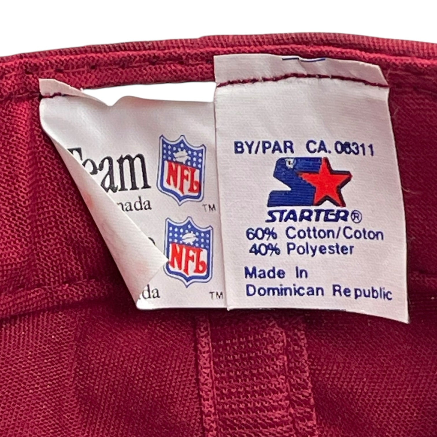 Vintage San Francisco 49ers Starter Hat Light Burgundy