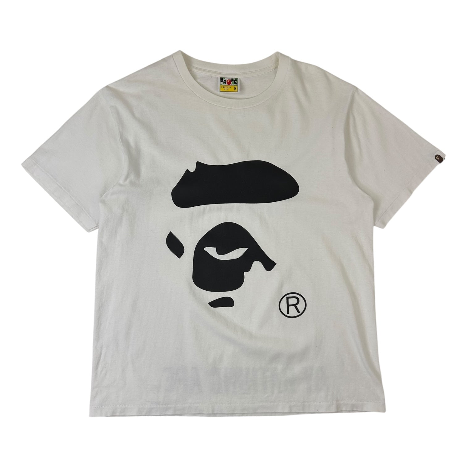 Bape Bicolour Ape Face White