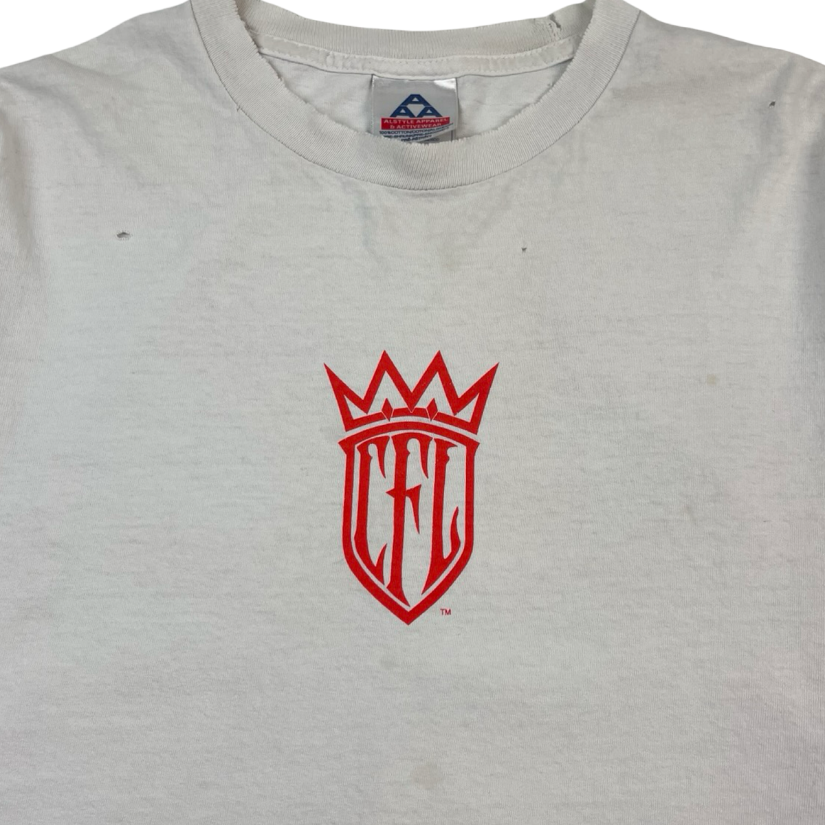 Vintage West Coast Choppers Flame Sleeve T-Shirt White