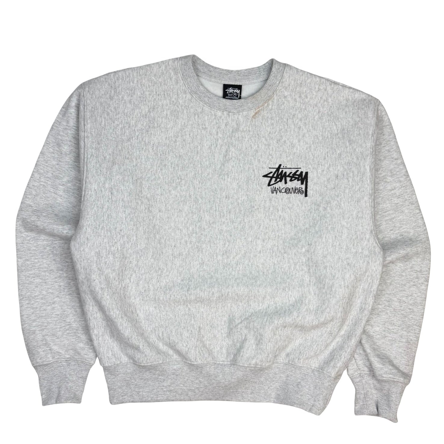 Stussy Vancouver Chapter Crewneck Heather Grey