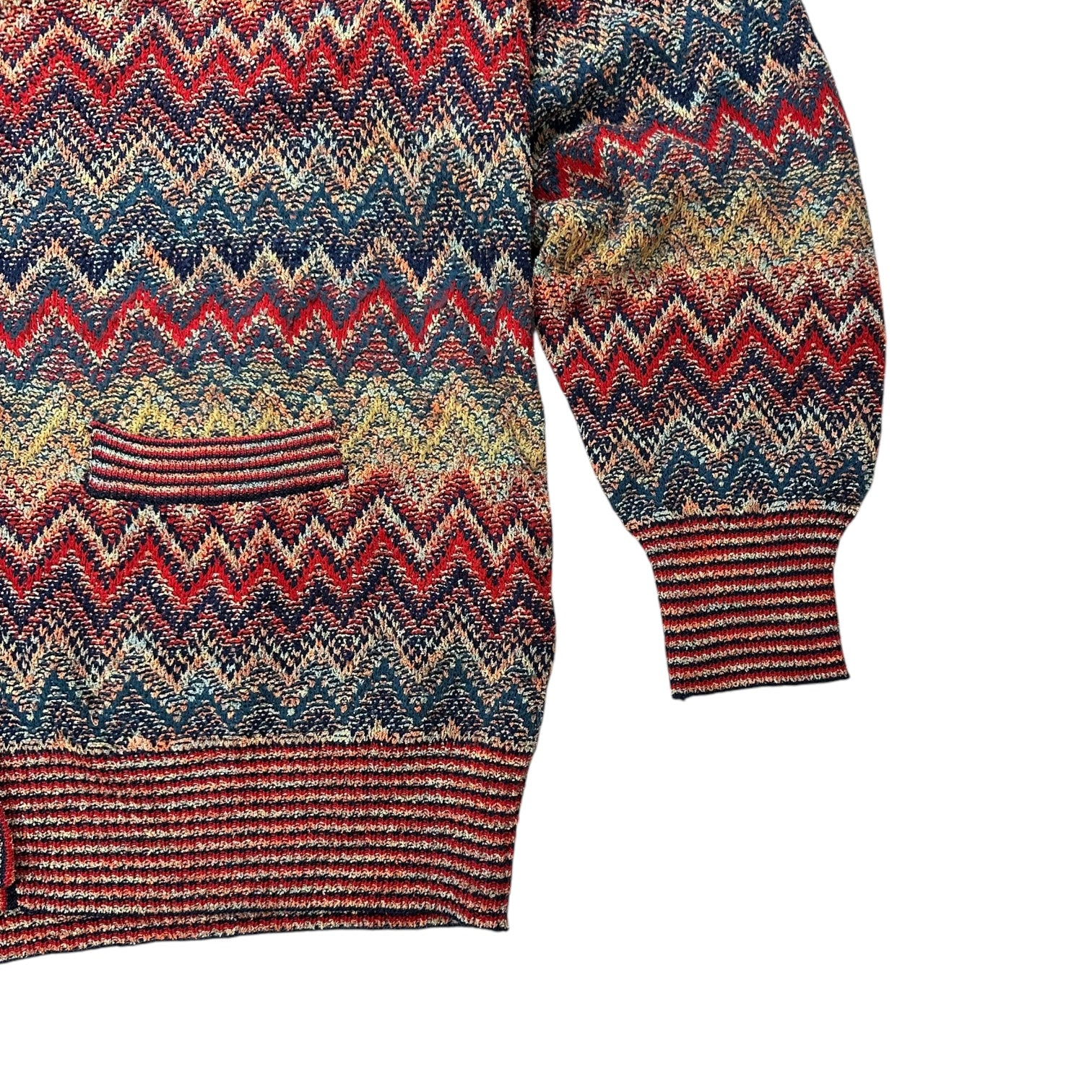 Vintage Bac De One Knit Cardigan Multicolour