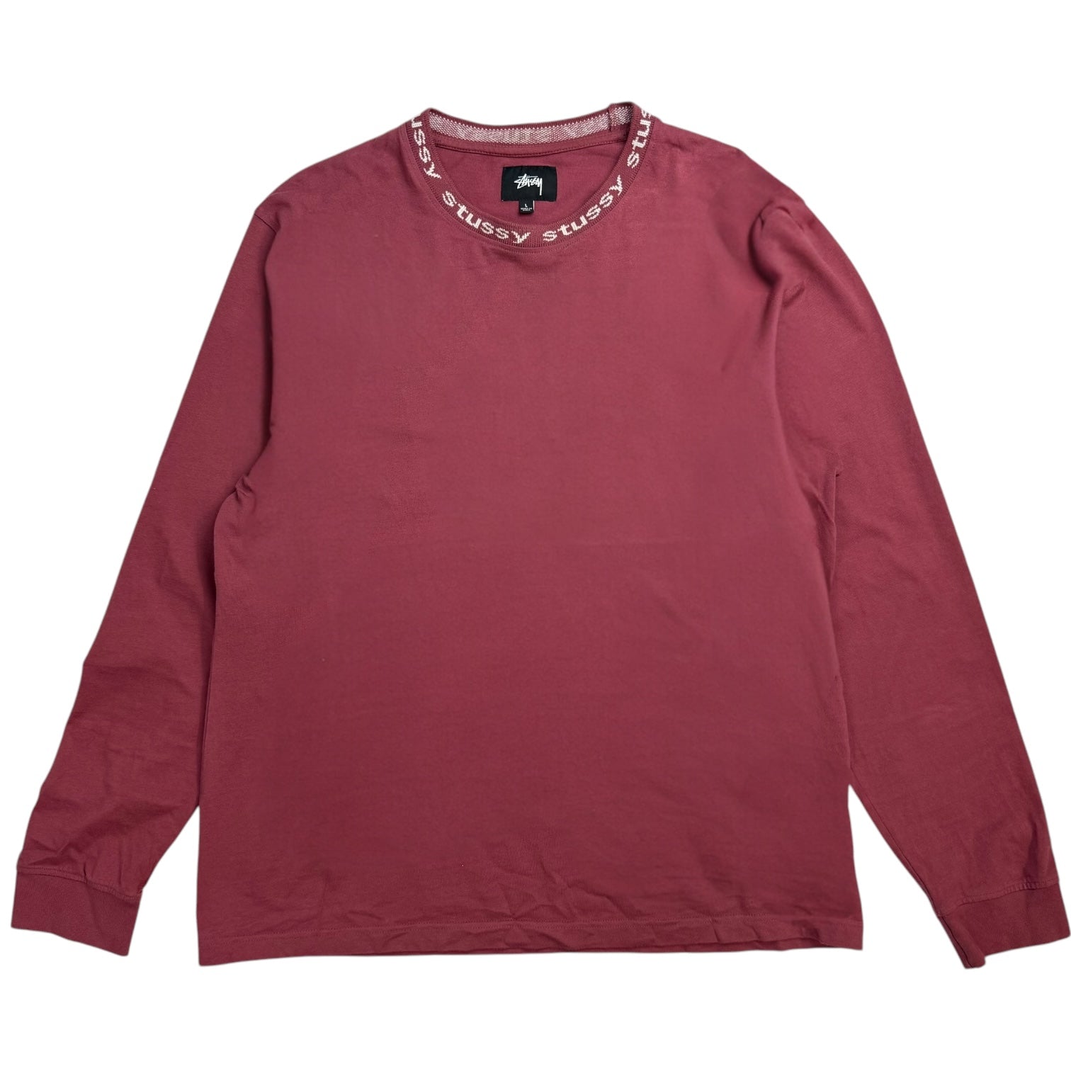 Stussy Owen L/S Tee Maroon