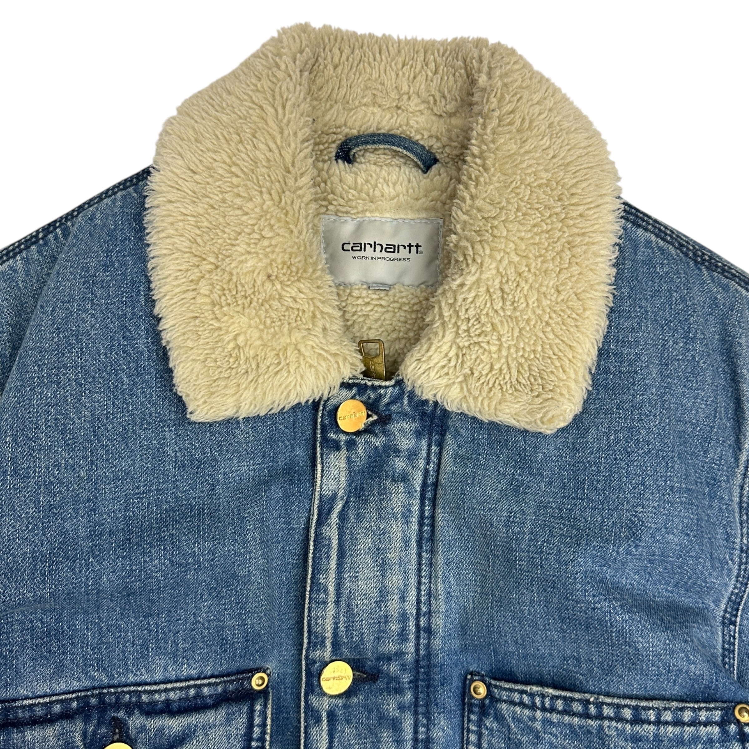 Carhartt WIP Light Wash Denim Phoenix Coat