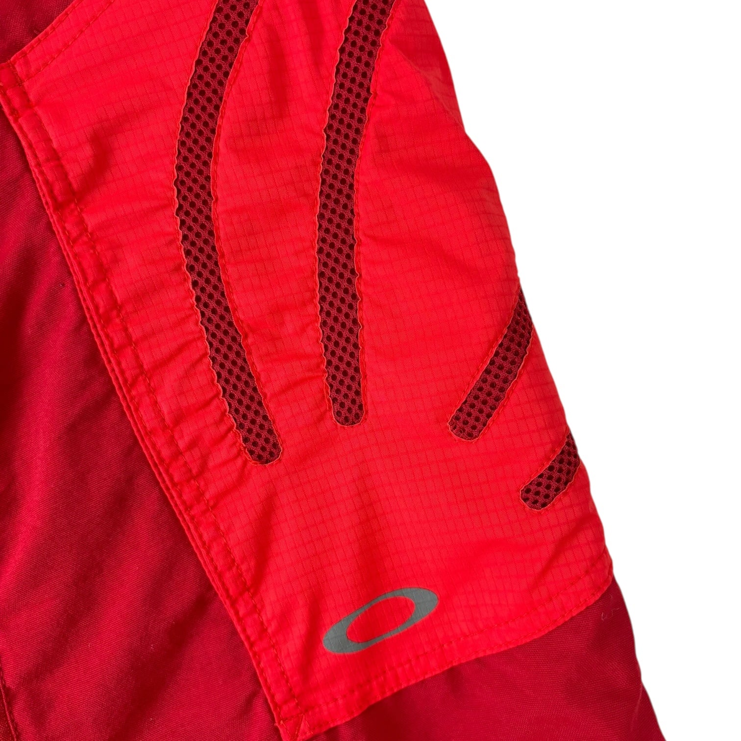 Vintage Oakley Software Technical Mountain Bike Short Red