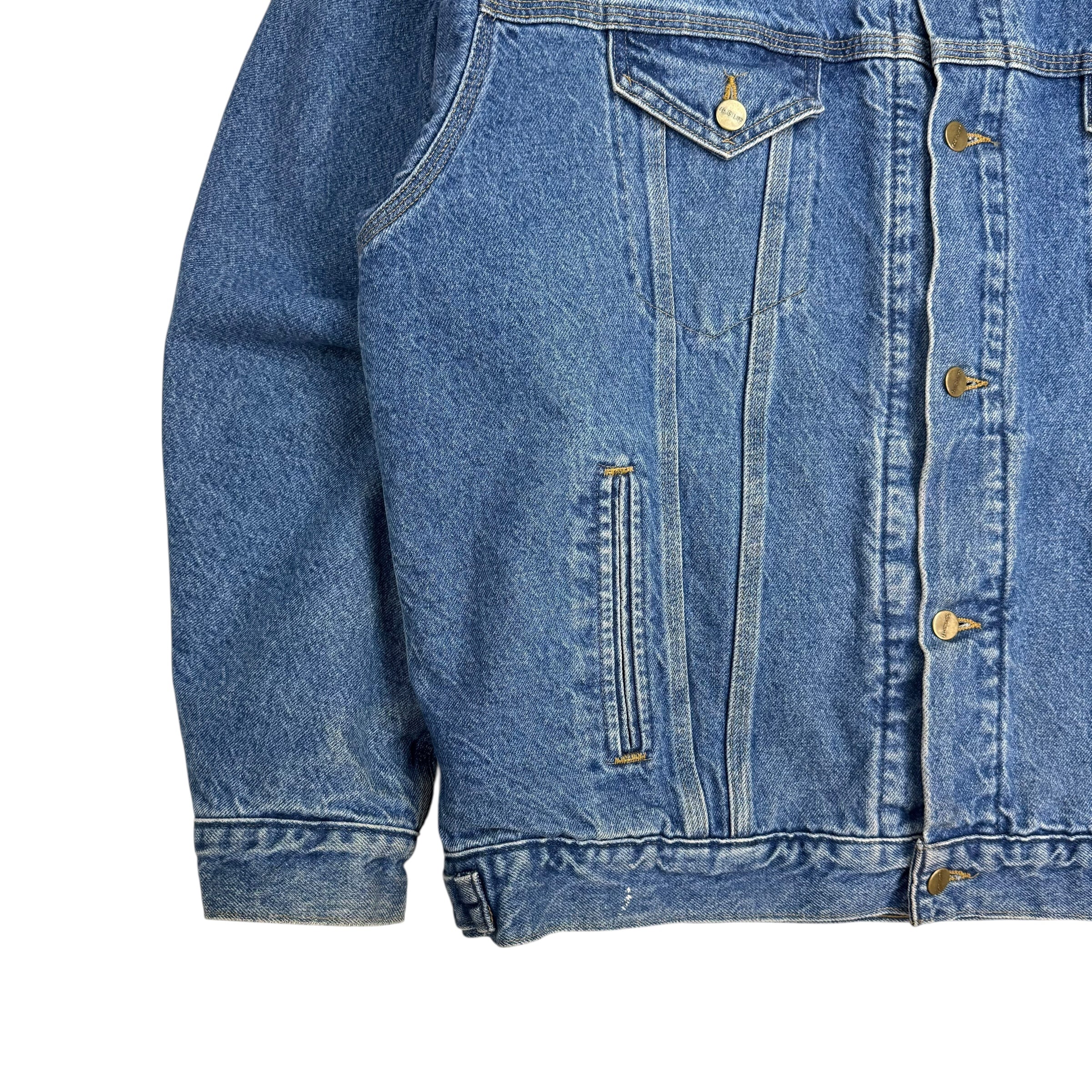 Vintage Carhartt Blanket Lined Denim Jacket Dark Wash