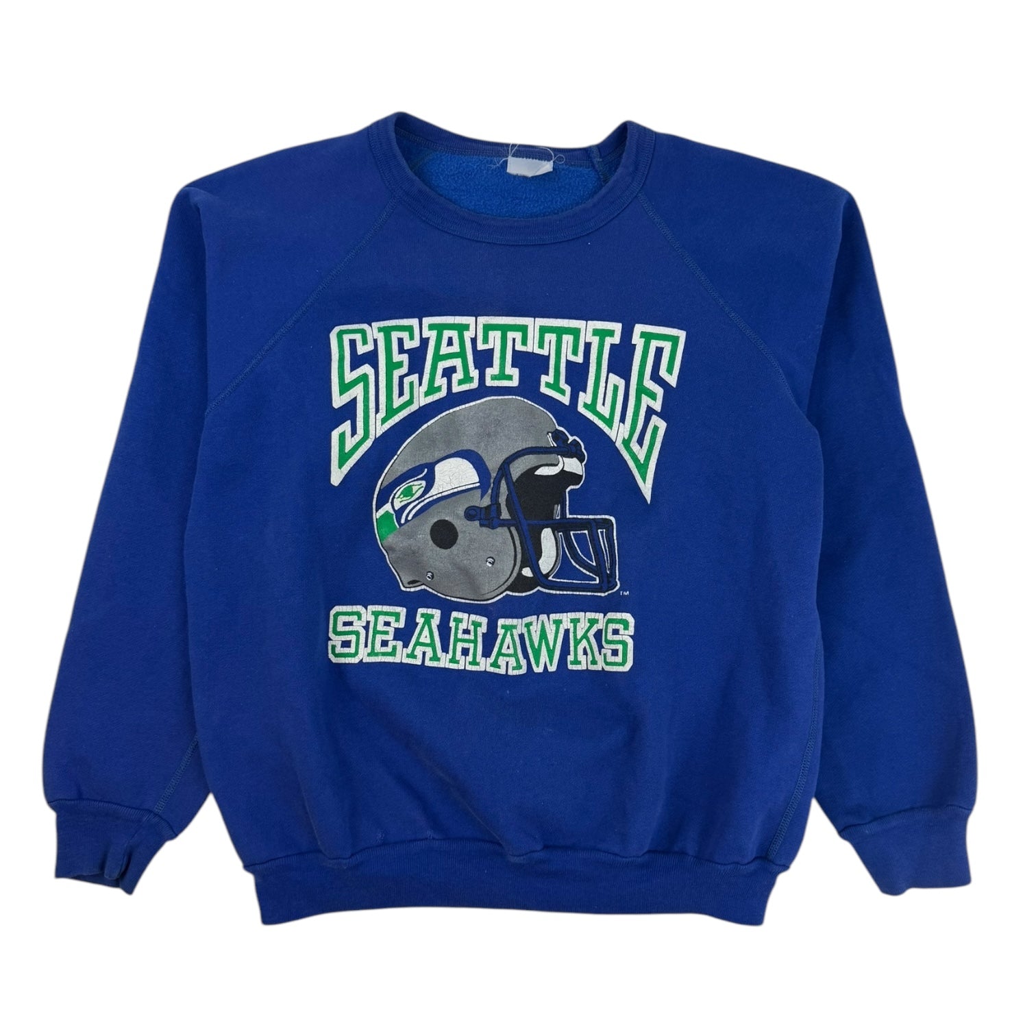 Vintage Seattle Seahawks Crewneck Blue