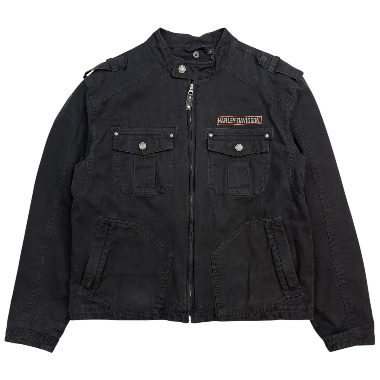 Vintage Harley Davidson Jacket Black