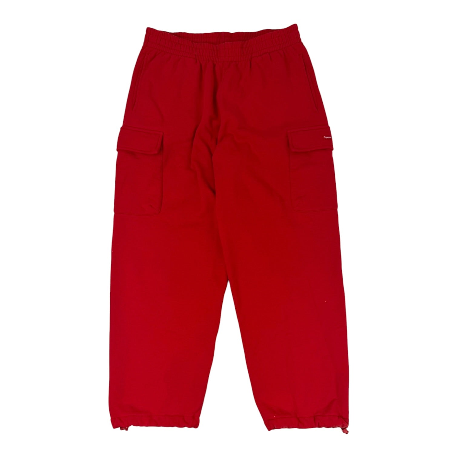 Supreme Small Box Cargo Sweatpants Red