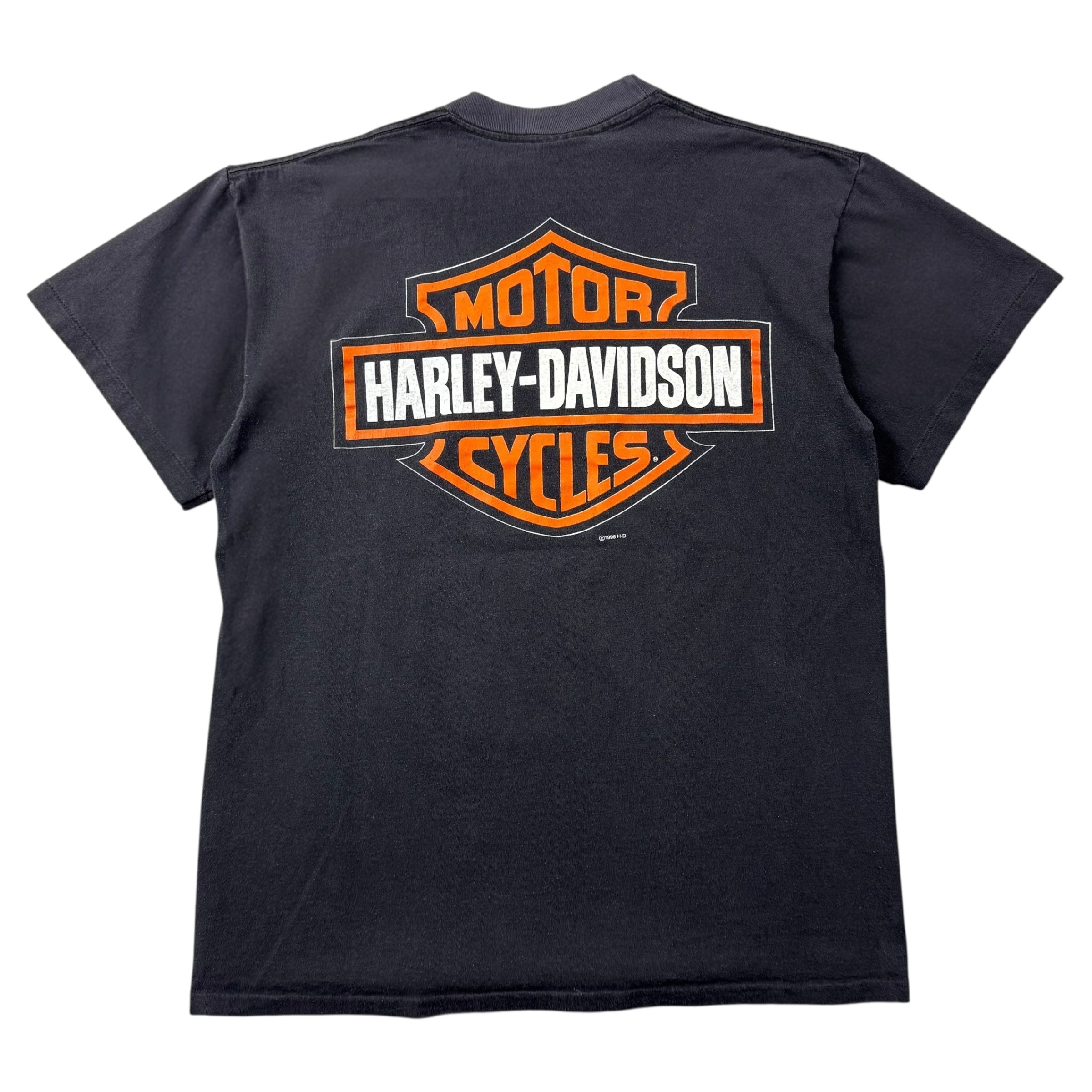 1996 Harley Davidson Poster Tee Black