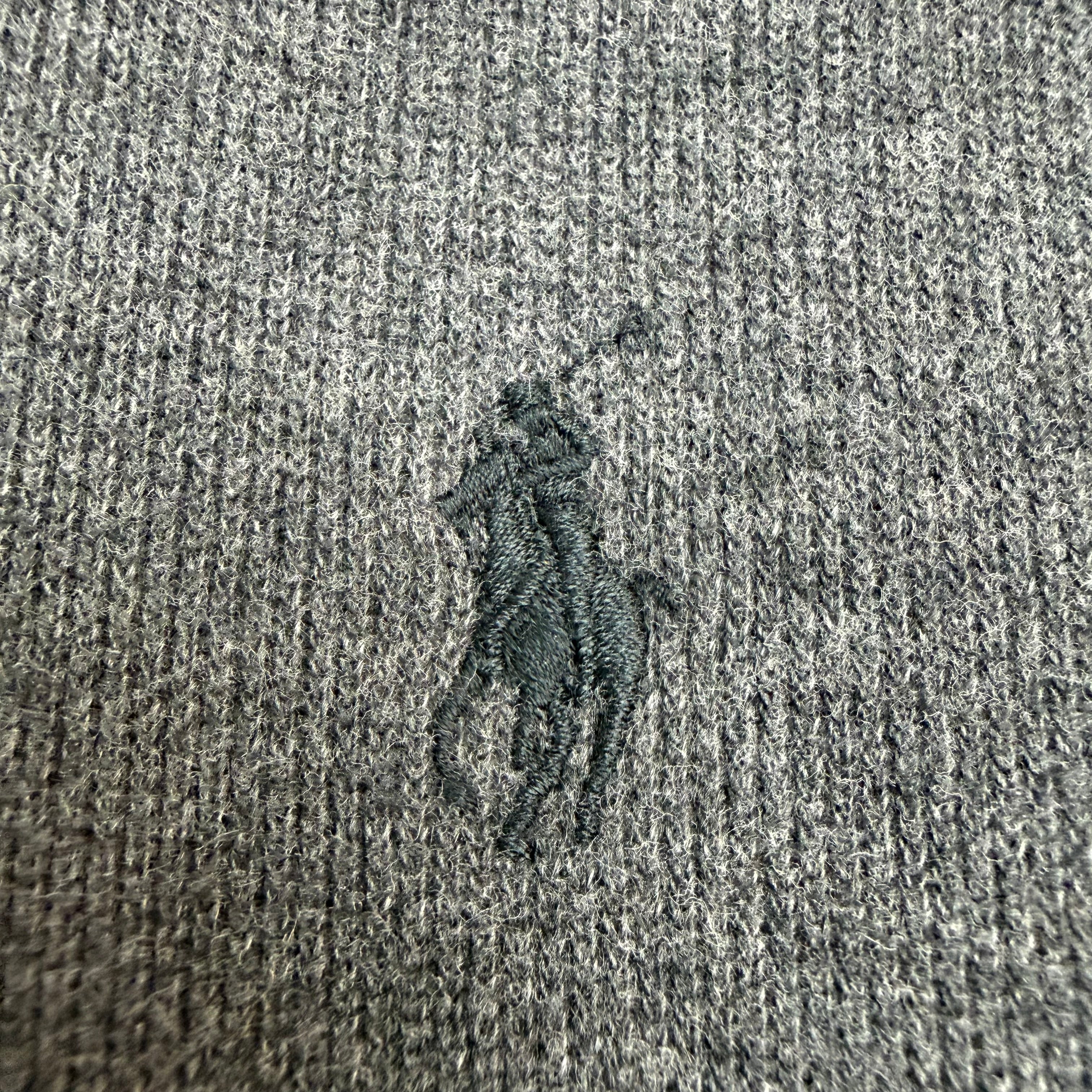 Vintage Polo Ralph Lauren Elbow Patch Hoodie Dark Grey