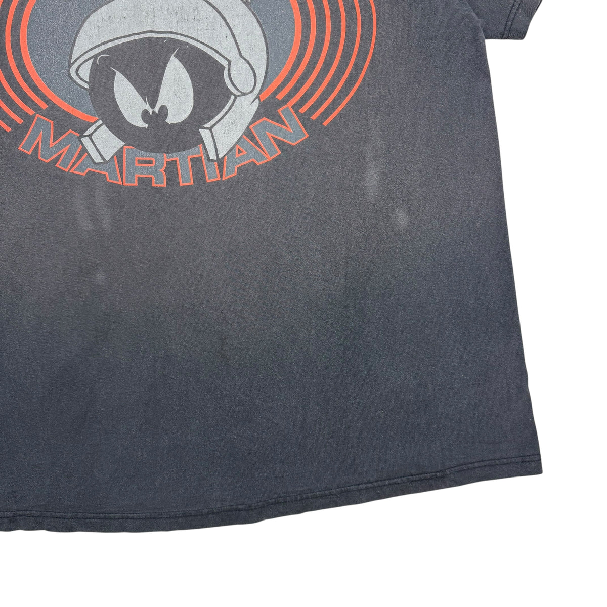 1996 Marvin The Martian Techn Toons Warner Bros Tee Faded Black