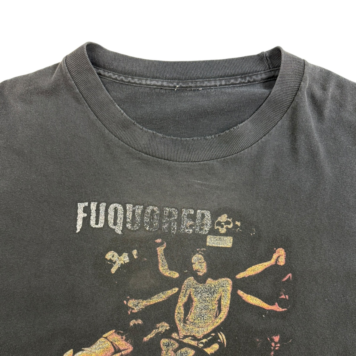 Vintage Fuquored Band T-Shirt Black