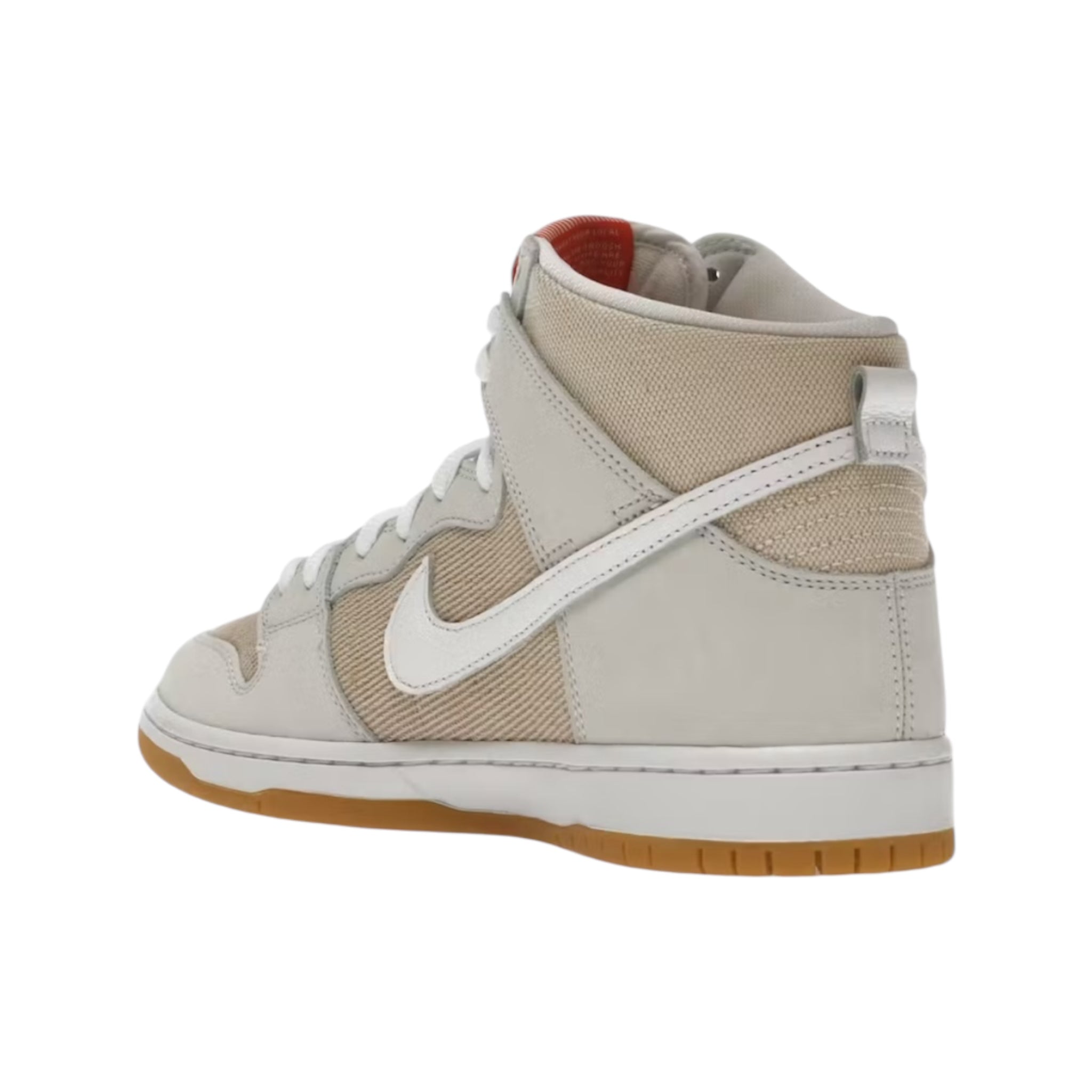 Nike SB Dunk High Pro ISO Orange Label Unbleached Natural