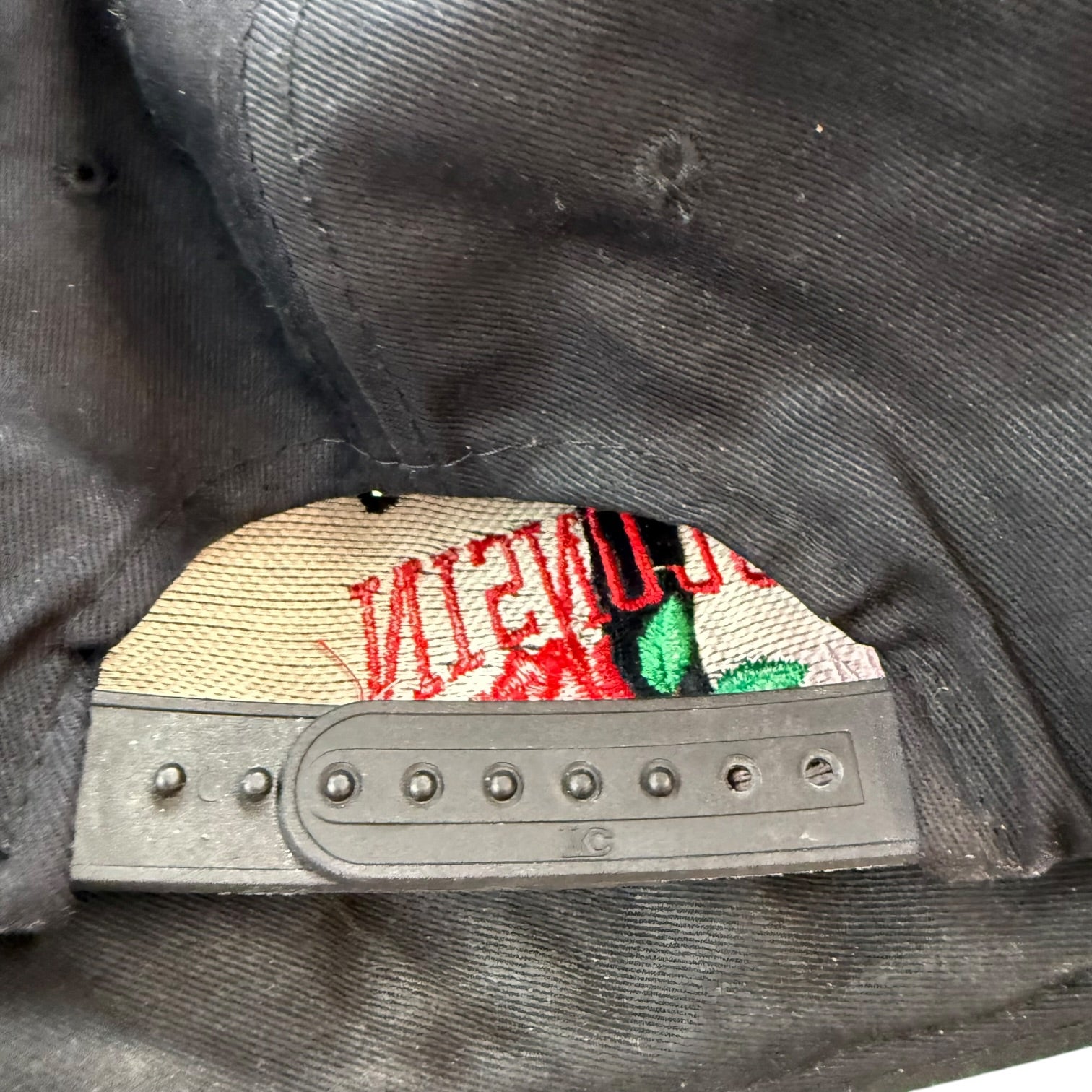 1994 Wisconsin Rose Bowl Hat Black