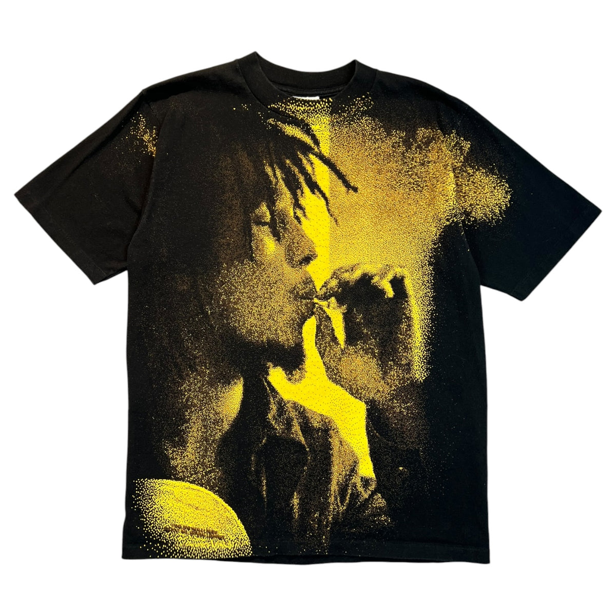 Vintage 1995 Bob Marley “Babylon” All Over Print T-Shirt Black