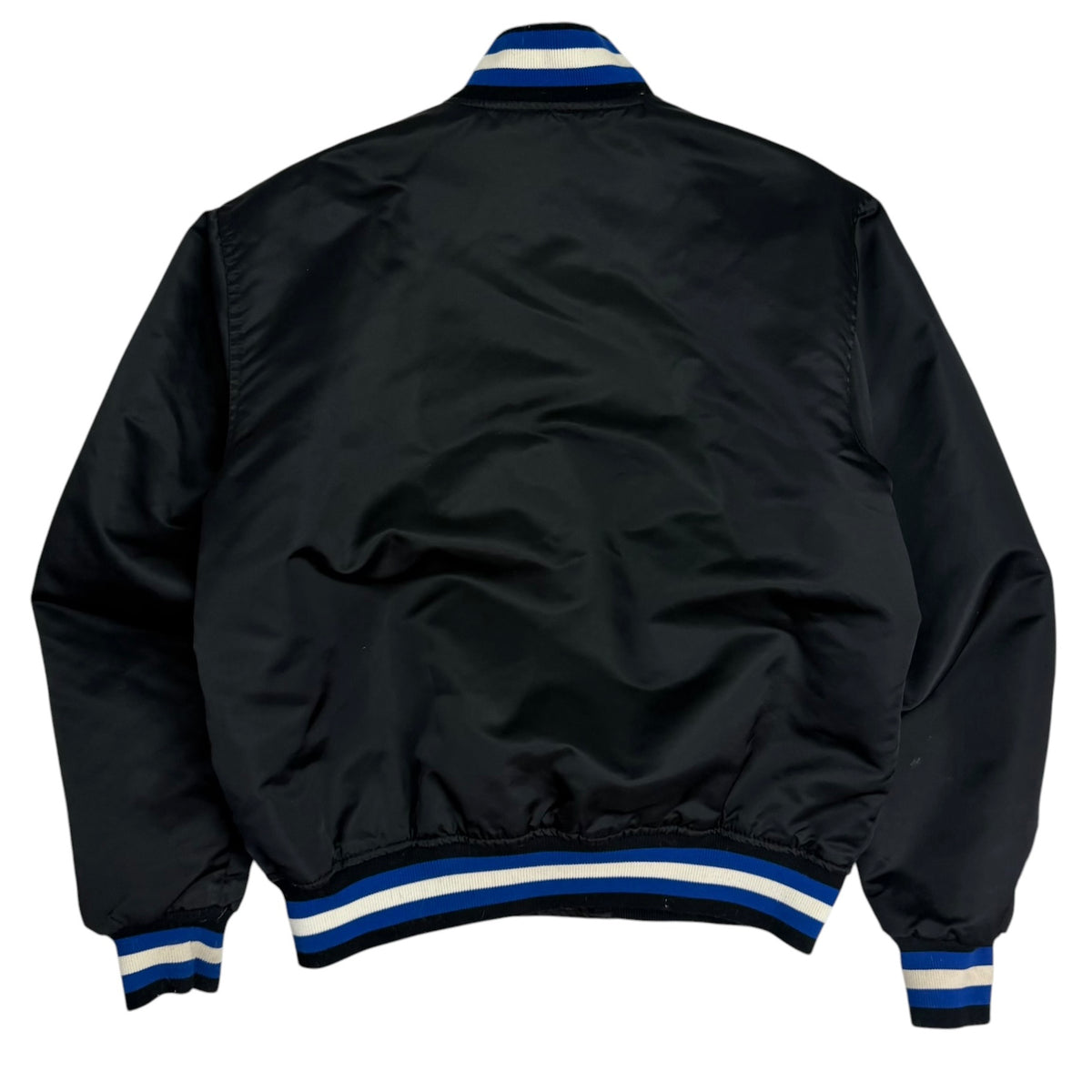 Vintage Starter Orlando Magic Embroidered Satin Bomber Jacket Black