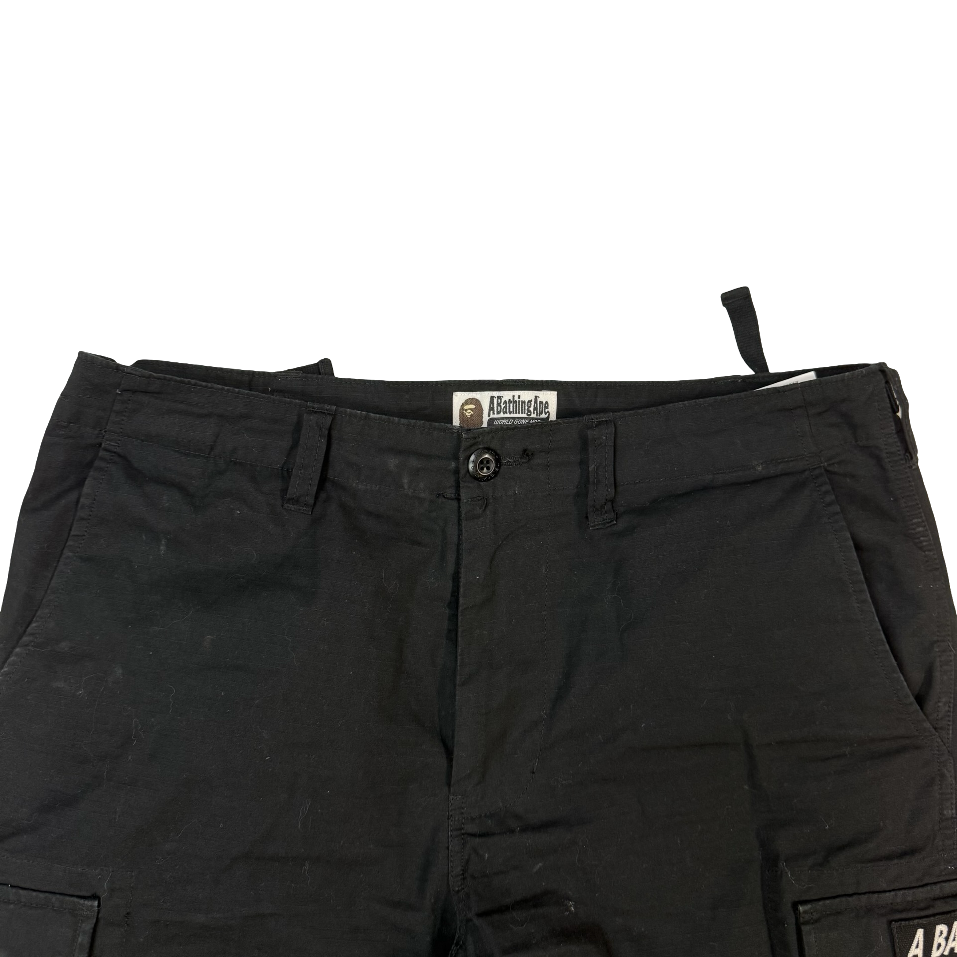 A Bathing Ape Cargo Pants Black