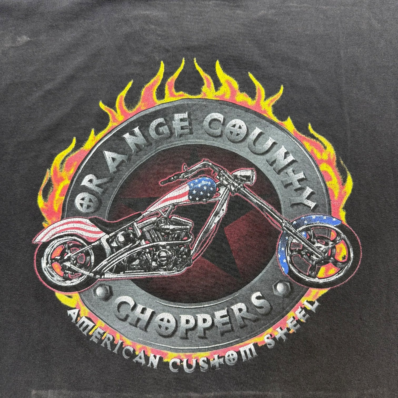 Vintage Orange County Choppers Tee Faded Black