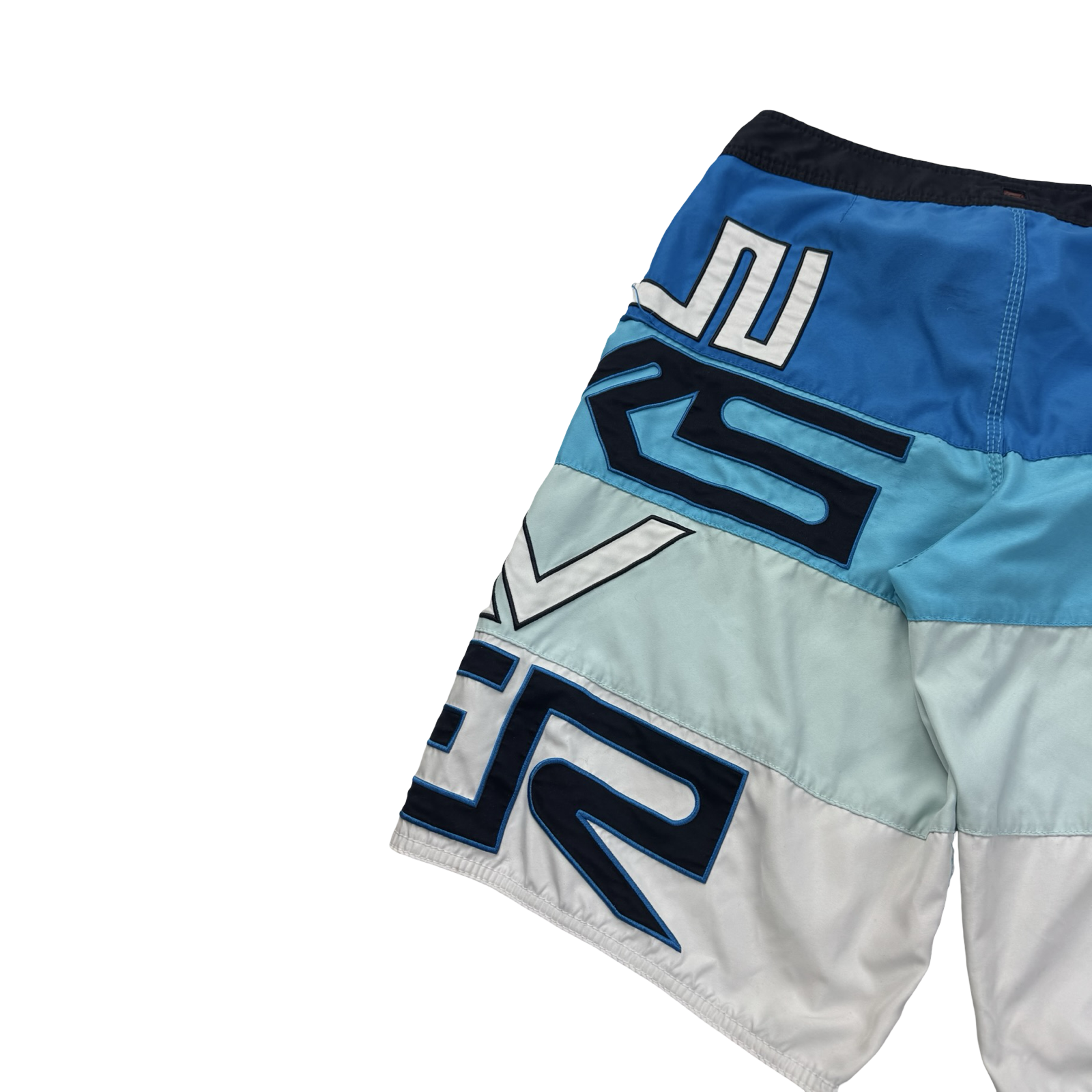 Y2K Quiksilver Surf Board Shorts Blue/White