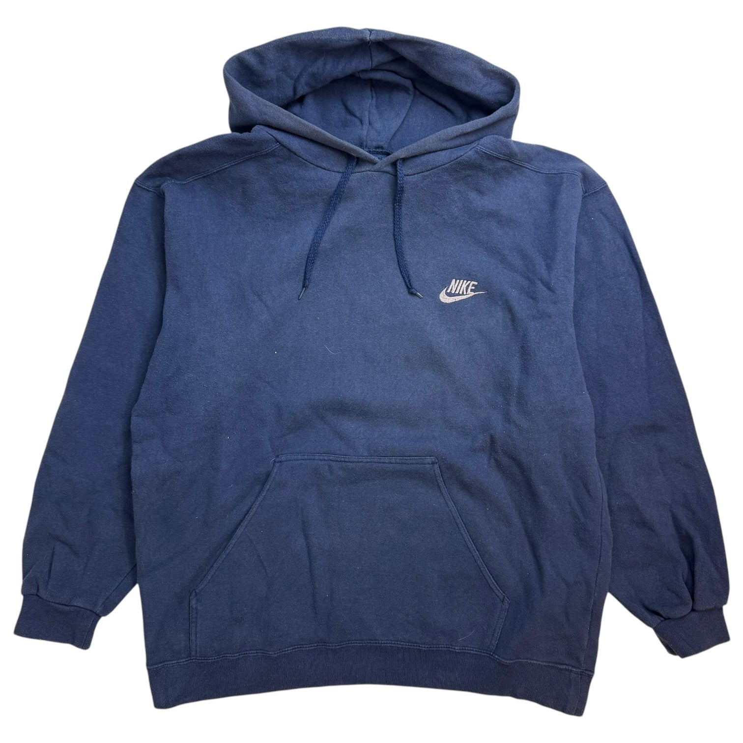 Vintage Nike Pullover Hoodie Navy Blue