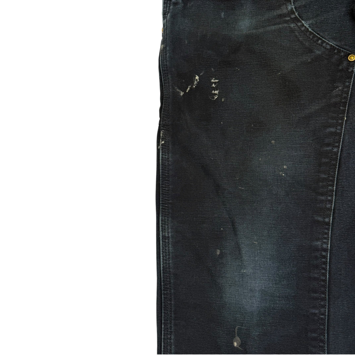 Vintage Carhartt Double Knee Distressed Pants Black