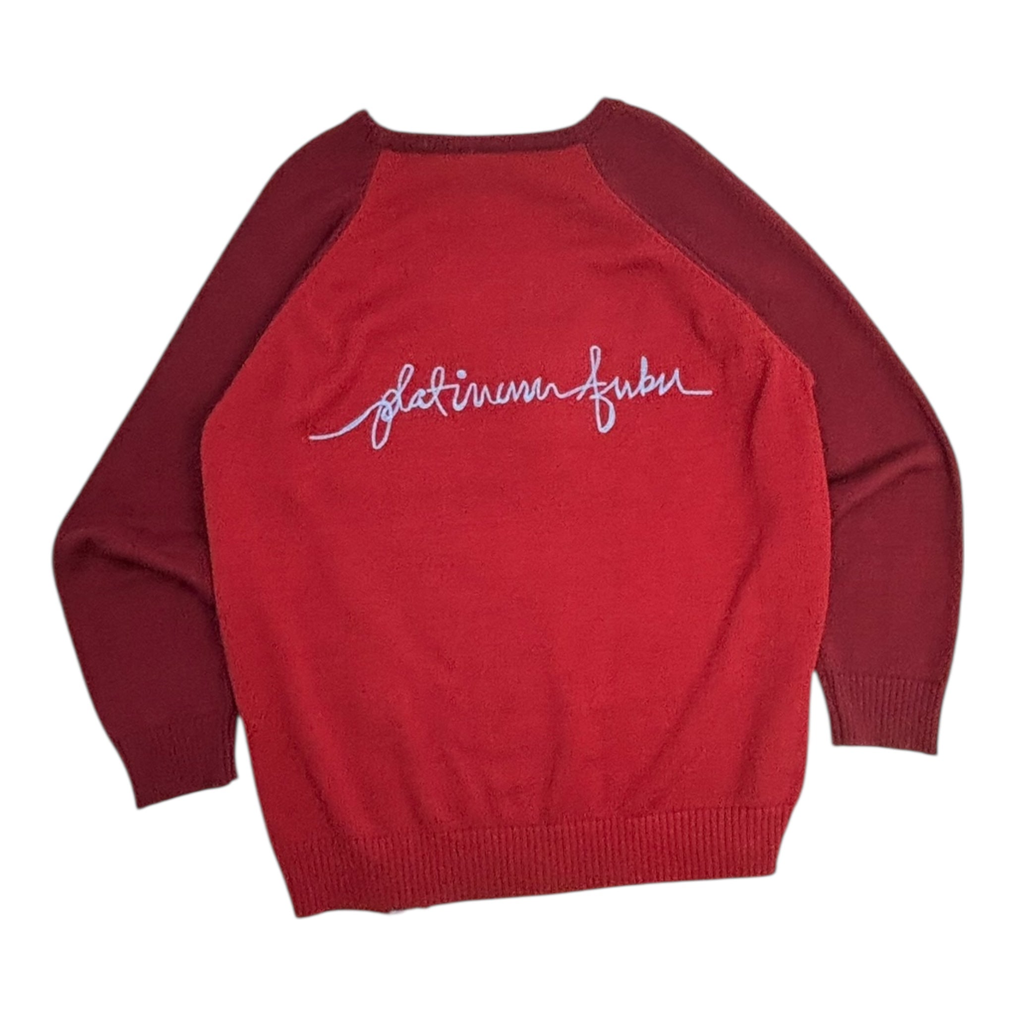 Vintage Y2K Platinum Fubu x Fat Albert Knit