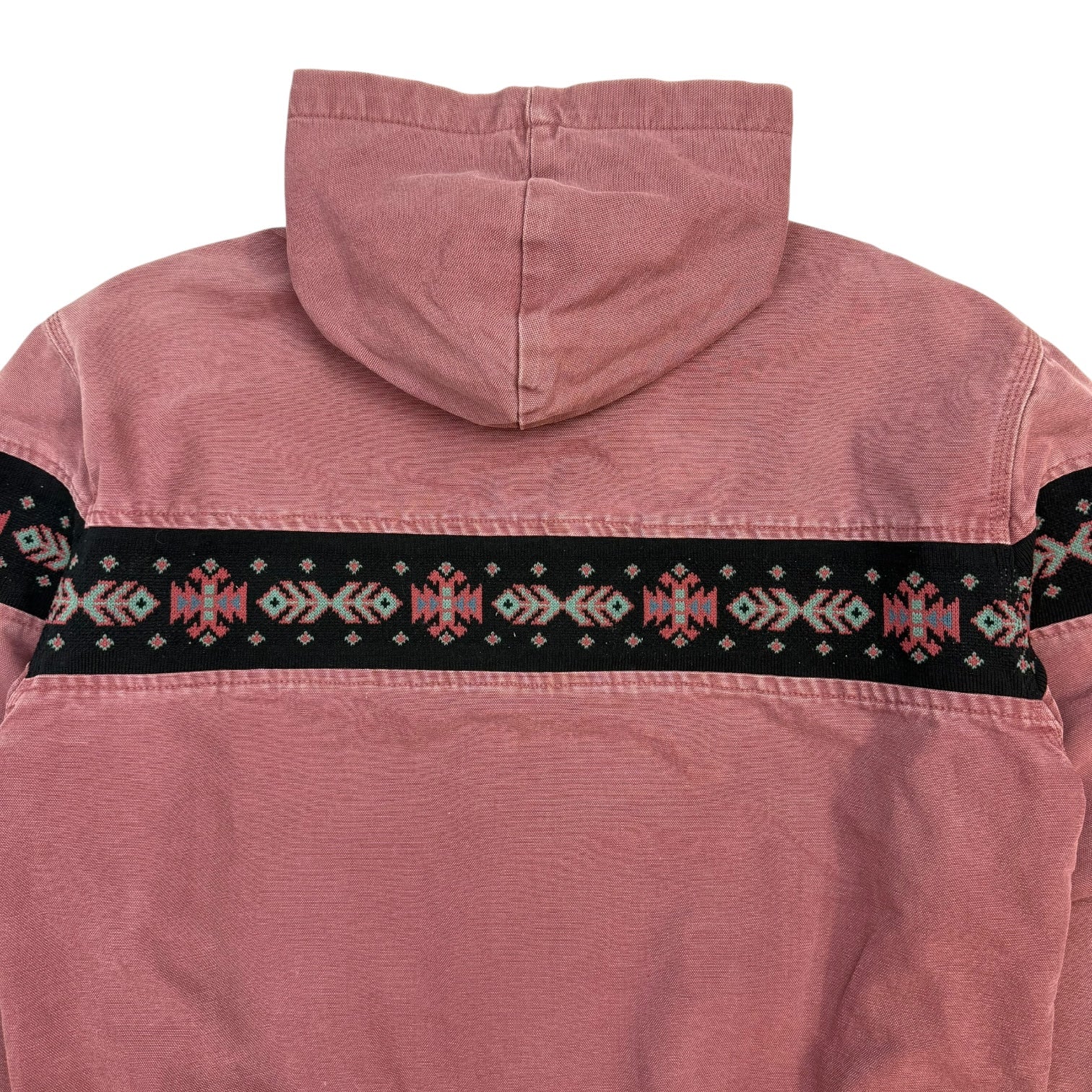 Vintage Carhartt Aztec Active Jacket Faded Maroon