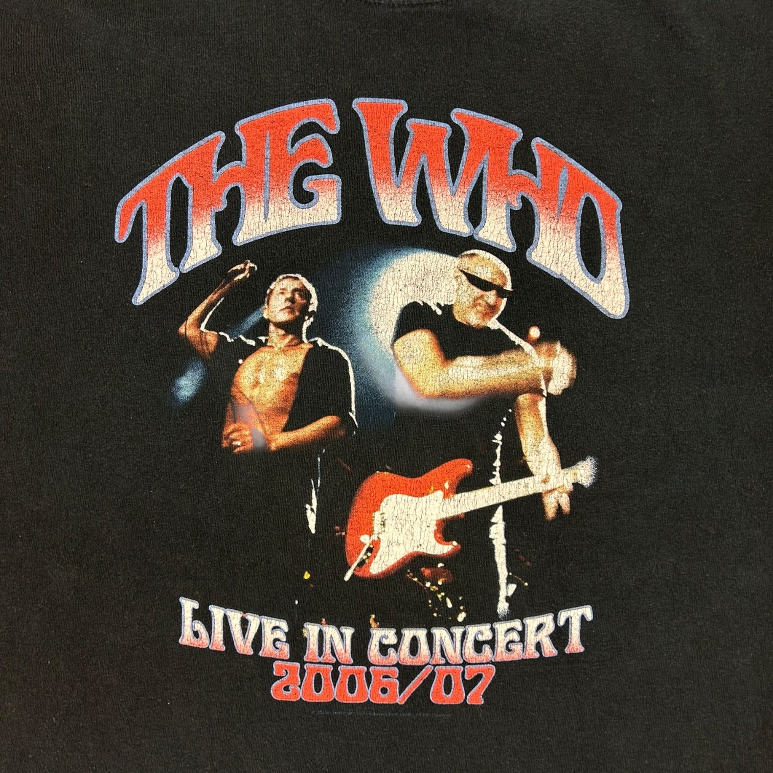 Vintage The Who Band T-Shirt Black