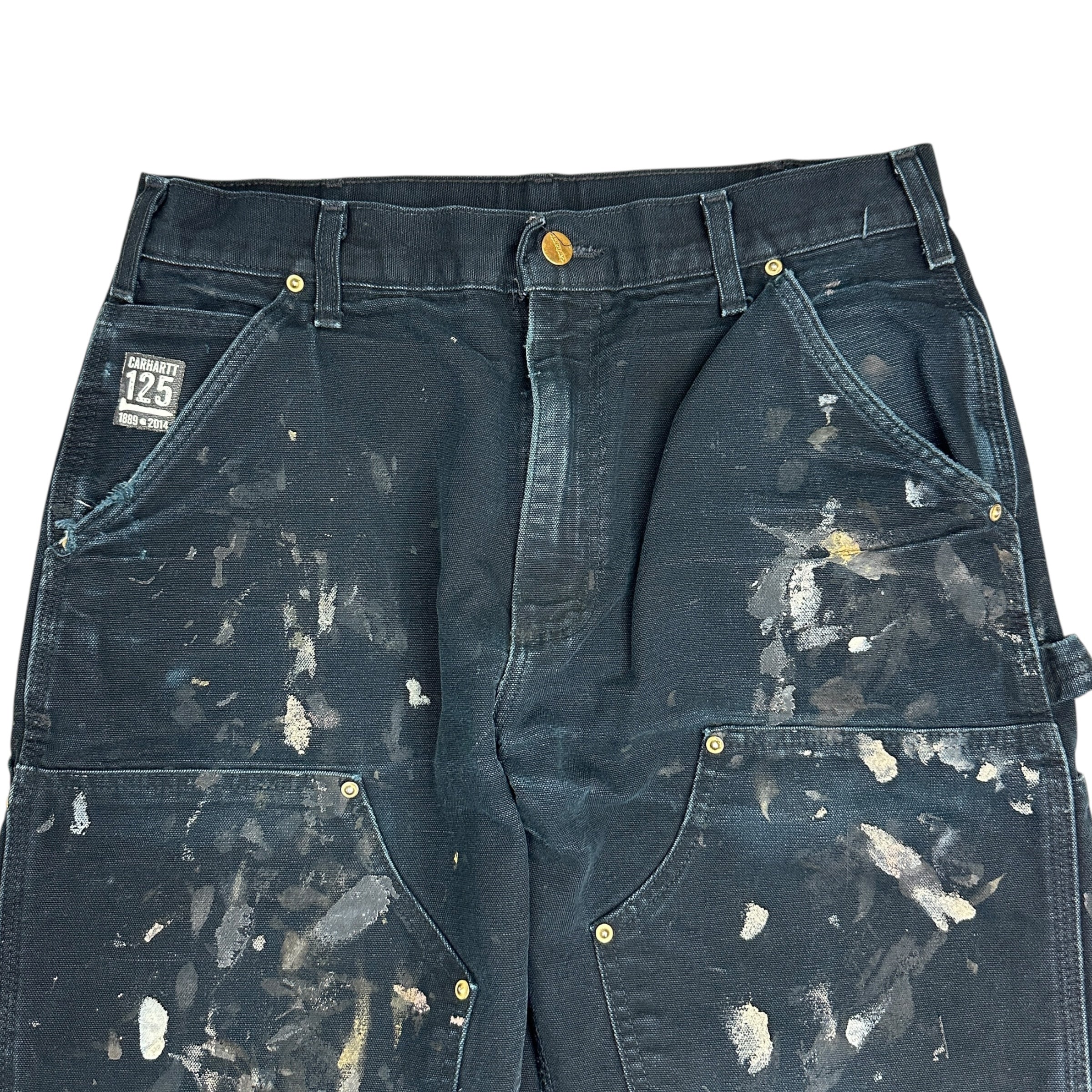 Vintage Carhartt Double Knee Cargo Pants Black