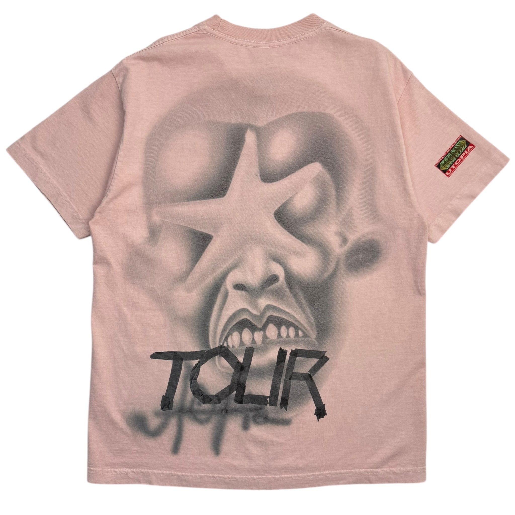 Travis Scott Utopia Circus Maximus Pink Star T-Shirt