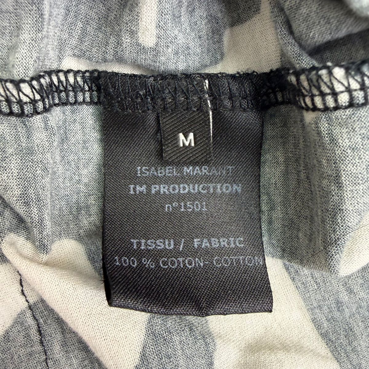(W) Isabel Marant All Over Print Tee Black/White