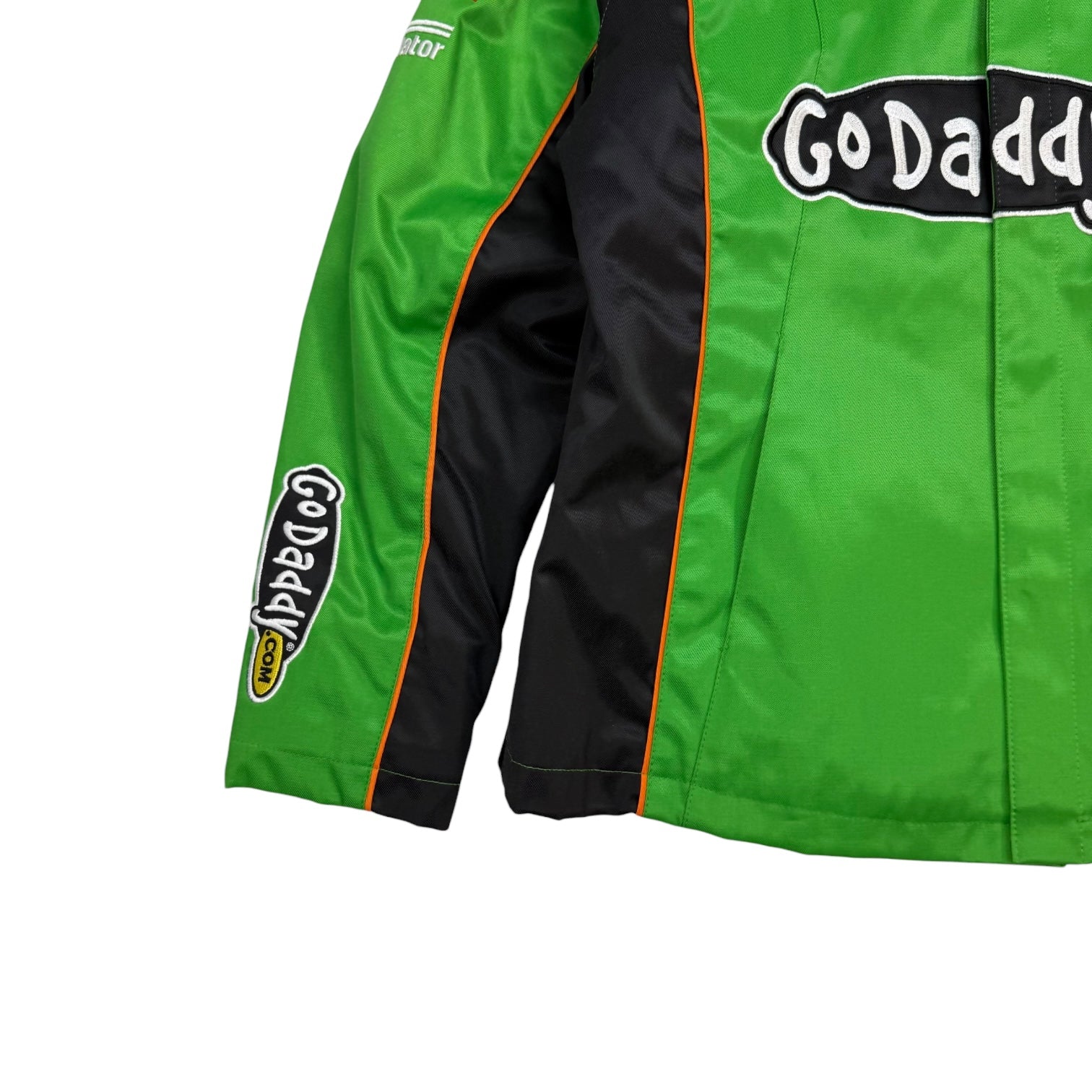 Vintage Womens NASCAR Danica Patrick Race Jacket Green/Black