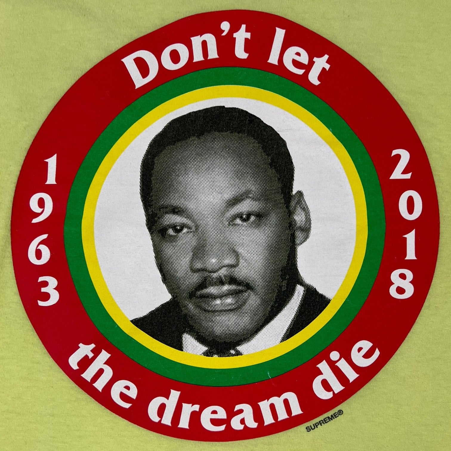 Supreme MLK Dream T-Shirt Green